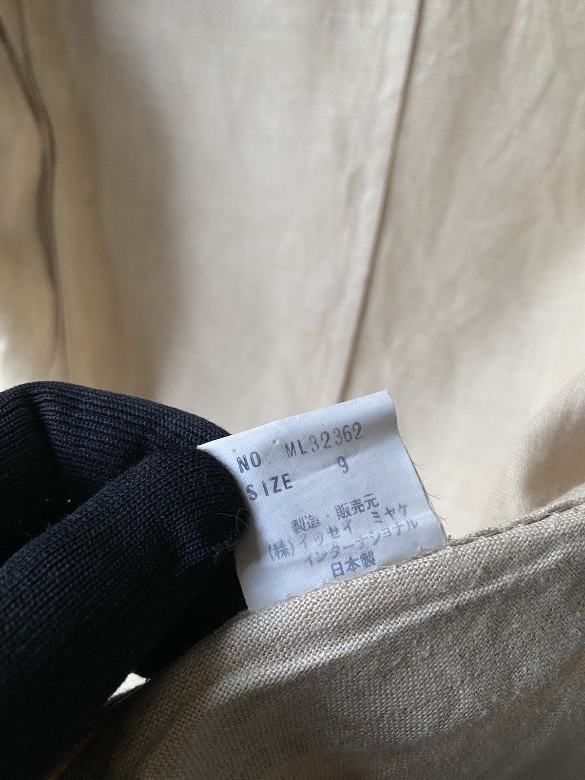 Issey Miyake Vintage 70s/80s Issey Miyake Square Label Linen Coat Jacket Size M / US 6-8 / IT 42-44 - 17 Thumbnail