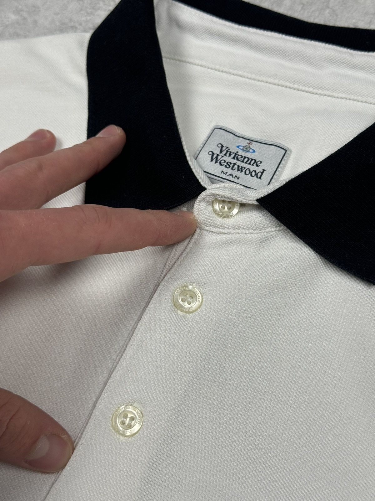 Vivienne Westwood Vivienne Westwood White Polo Size XXL Size US XXL / EU 58 / 5 - 8 Thumbnail