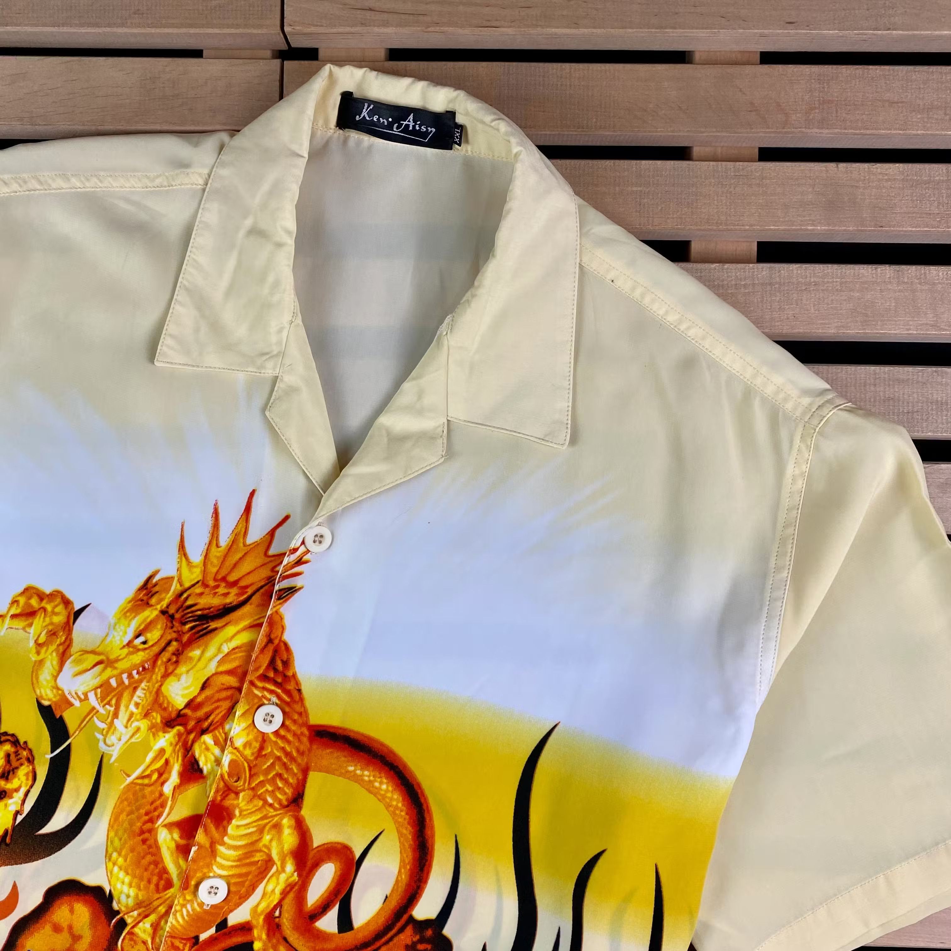 Japanese Brand × Vintage Mens Vintage Crazy Shirt Dragon Size XXL 2XL Size US XXL / EU 58 / 5 - 2 Thumbnail