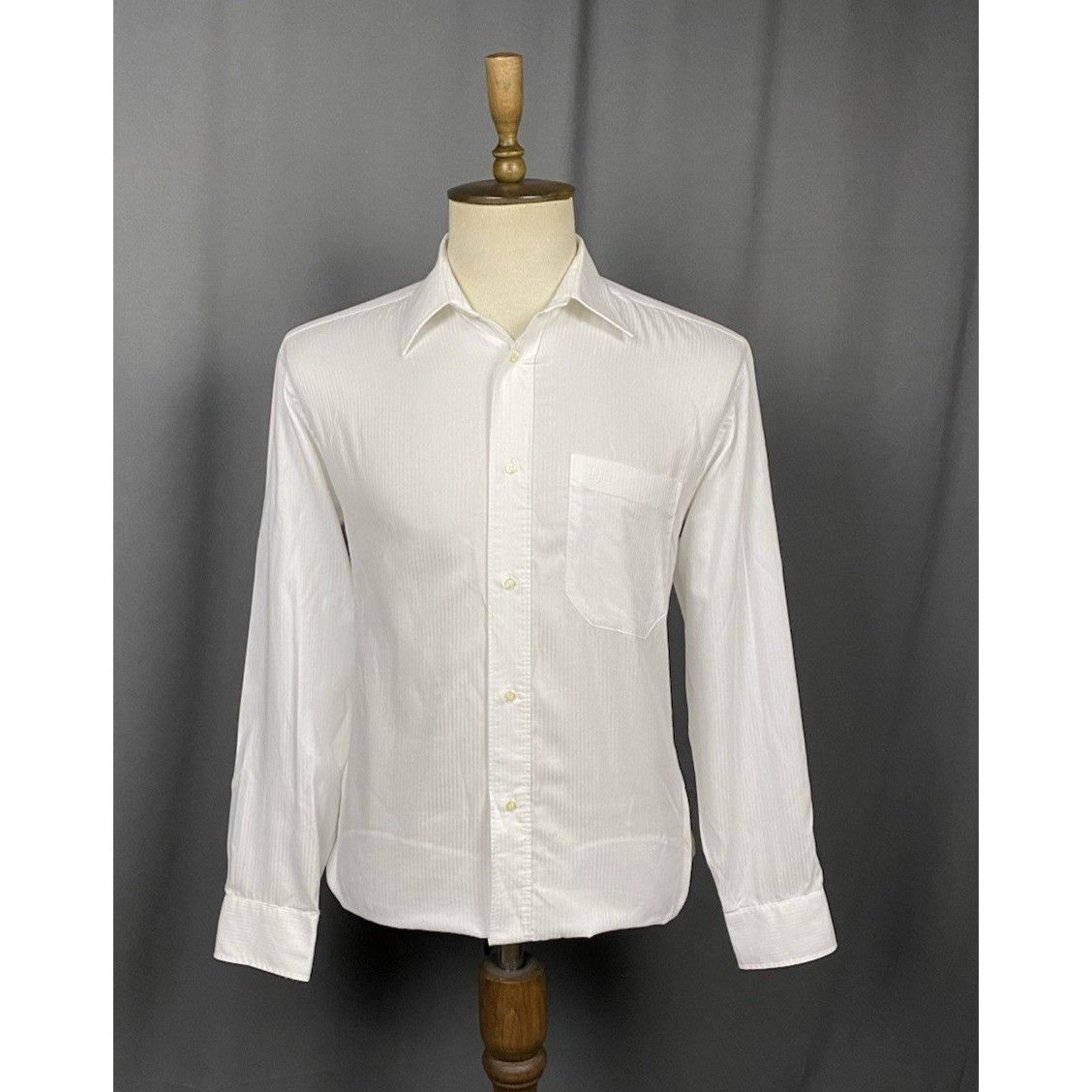 Christian Dior Men's White Dress Longsleeve Shirt Size 41