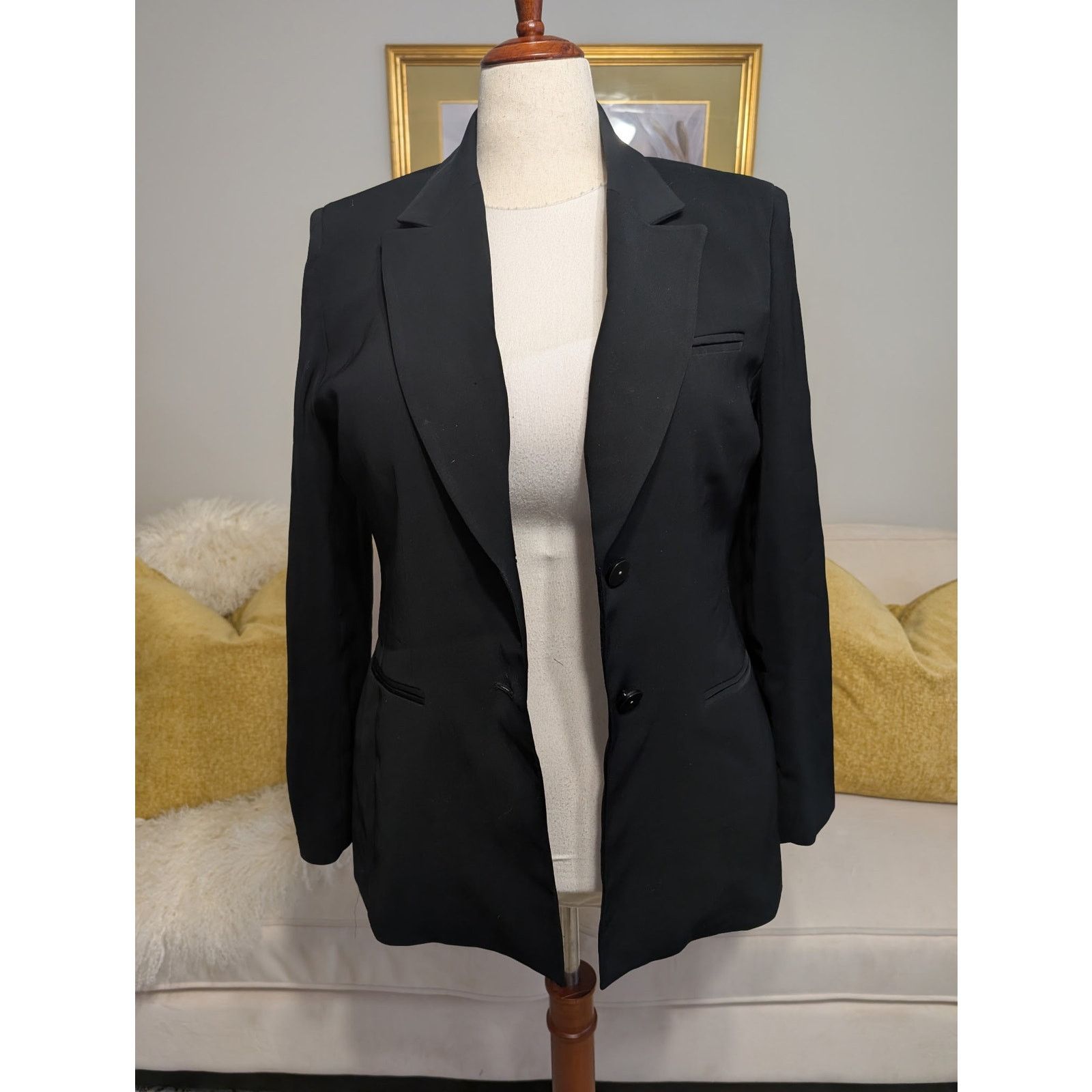 Other Kasper Women's Black Two-Button Blazer Size XL / US 12-14 / IT 48-50 - 1 Thumbnail
