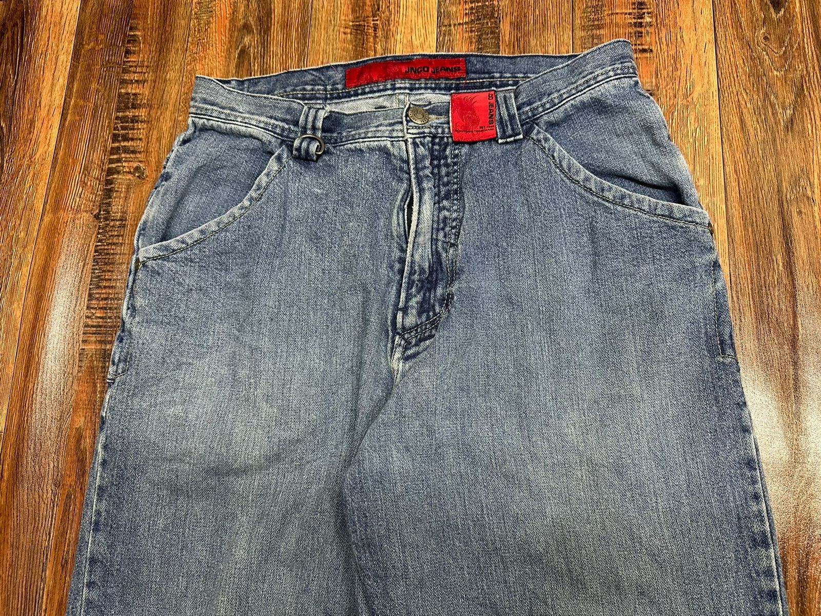 JNCO × Vintage Rare Vintage Jnco Eagle wings baggy Jean's. Size US 32 / EU 48 - 3 Thumbnail