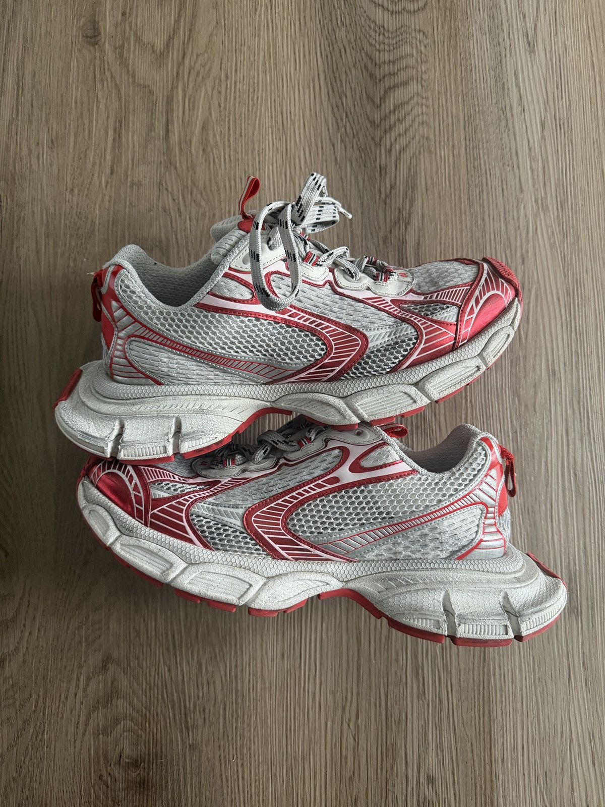 Balenciaga Balenciaga 3XL Runner Red/Silver Size 44 Size US 11 / EU 44 - 1 Thumbnail