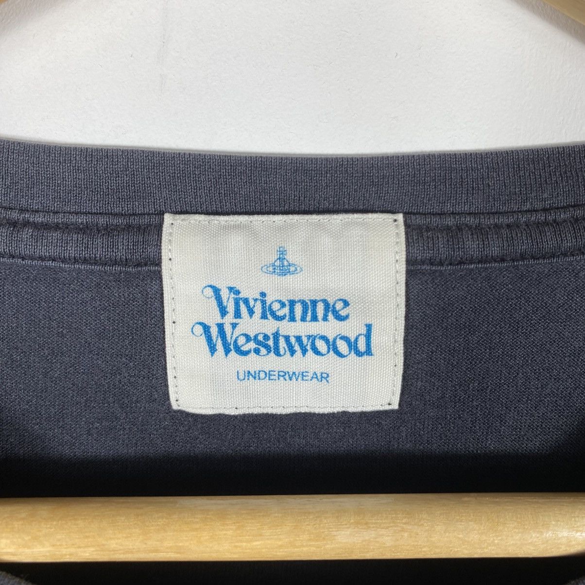 Vivienne Westwood VIVIENNE WESTWOOD Underwear Small Orb Logo Tee Shirt Size US M / EU 48-50 / 2 - 6 Thumbnail