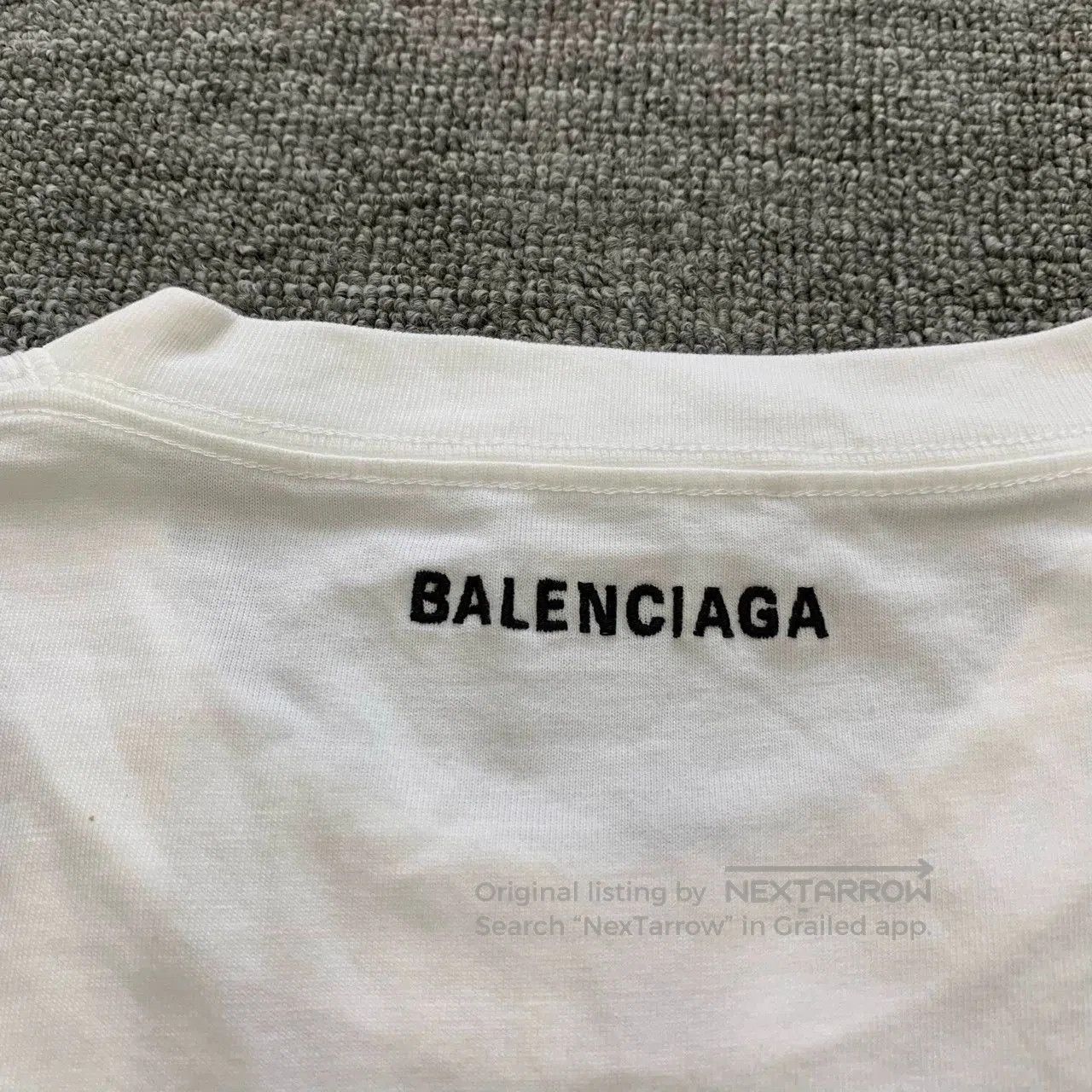 Balenciaga Balenciaga White Globe Long Sleeve Top. Size US L / EU 52-54 / 3 - 8 Thumbnail