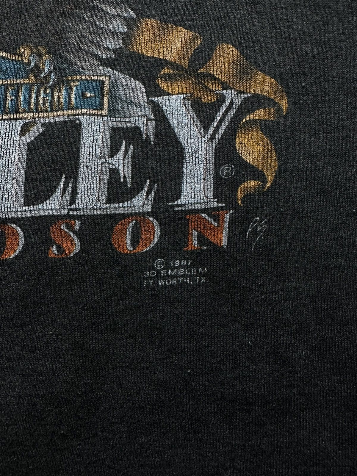 Harley Davidson Harley Davidson austria vintage 3d emblem 1987 sweatshirt Size US XL / EU 56 / 4 - 4 Thumbnail