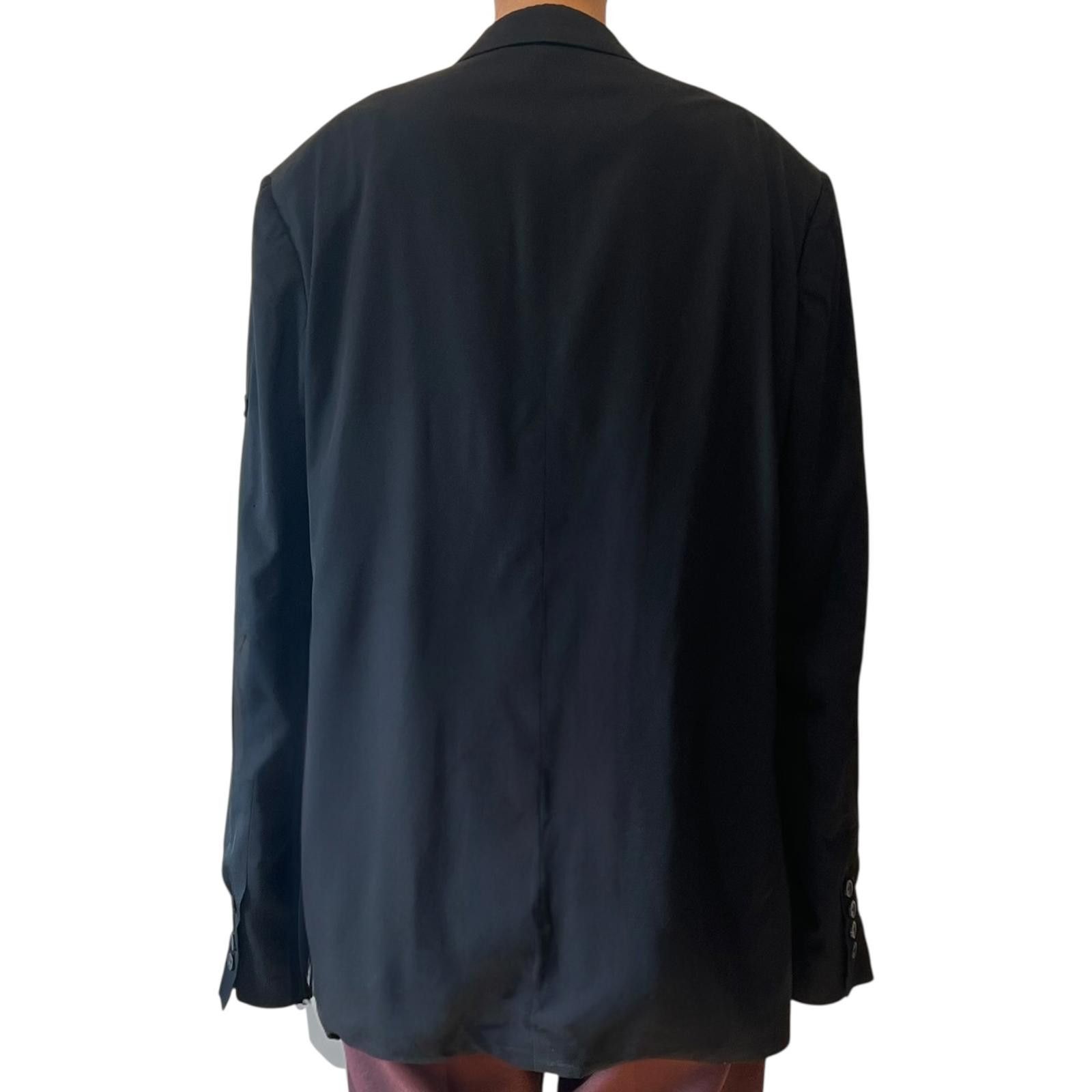 Balenciaga Balenciaga Wardrobe 2022 Unisex Black Blazer Size 44R - 6 Thumbnail