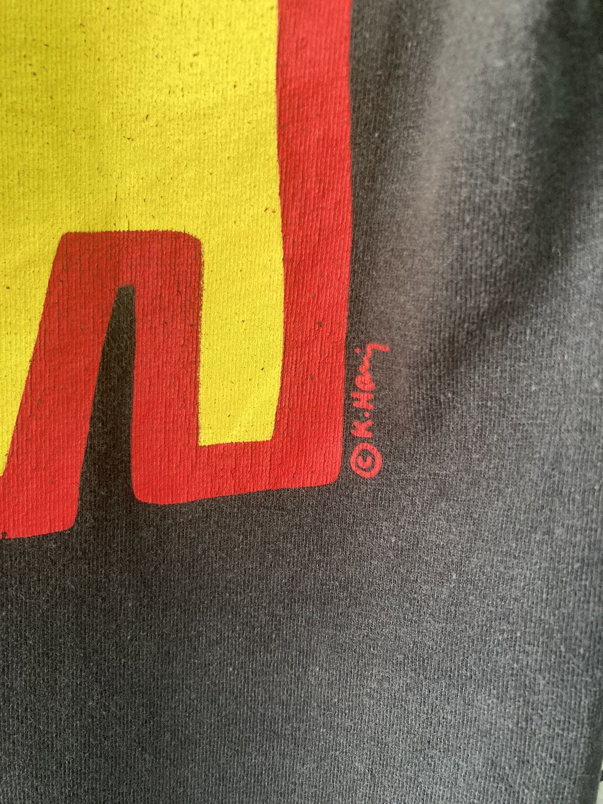 Anvil × Keith Haring × Vintage Vintage 80's Keith Haring tee Size US S / EU 44-46 / 1 - 5 Thumbnail