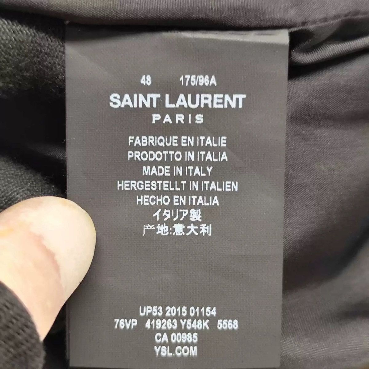 Saint Laurent Paris Saint Laurent Paris 16ss coconut tree jacket-2506 Size US M / EU 48-50 / 2 - 15 Thumbnail