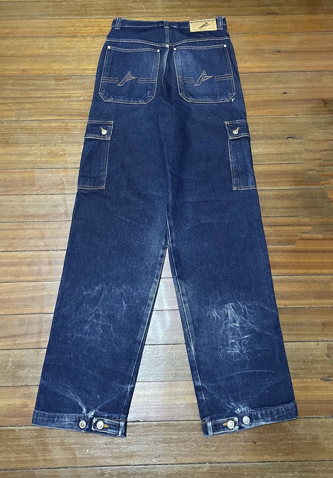 Japanese Brand Rare Design Vintage Assassyn Jeanz Baggy Jeans 1990s Size US 32 / EU 48 - 2 Thumbnail
