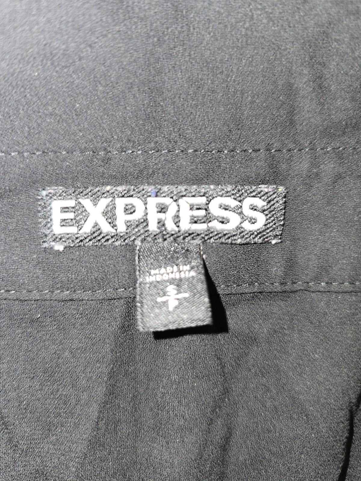 Express Stylish Black Express Shirt - Perfect for Any Occasion Size S / US 4 / IT 40 - 2 Thumbnail