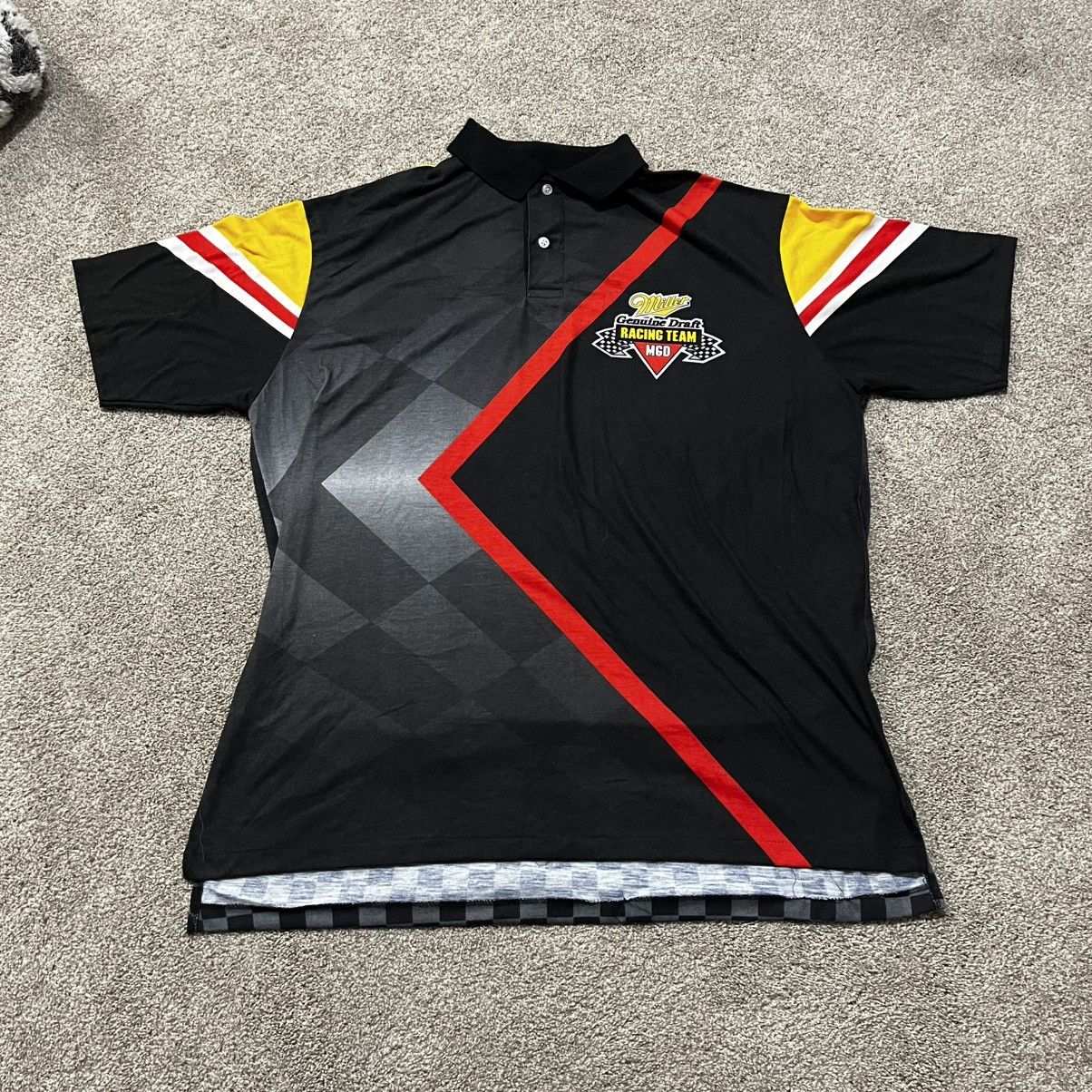 Swingster Vintage Miller Racing Team collared T shirt Size US XL / EU 56 / 4 - 1 Thumbnail