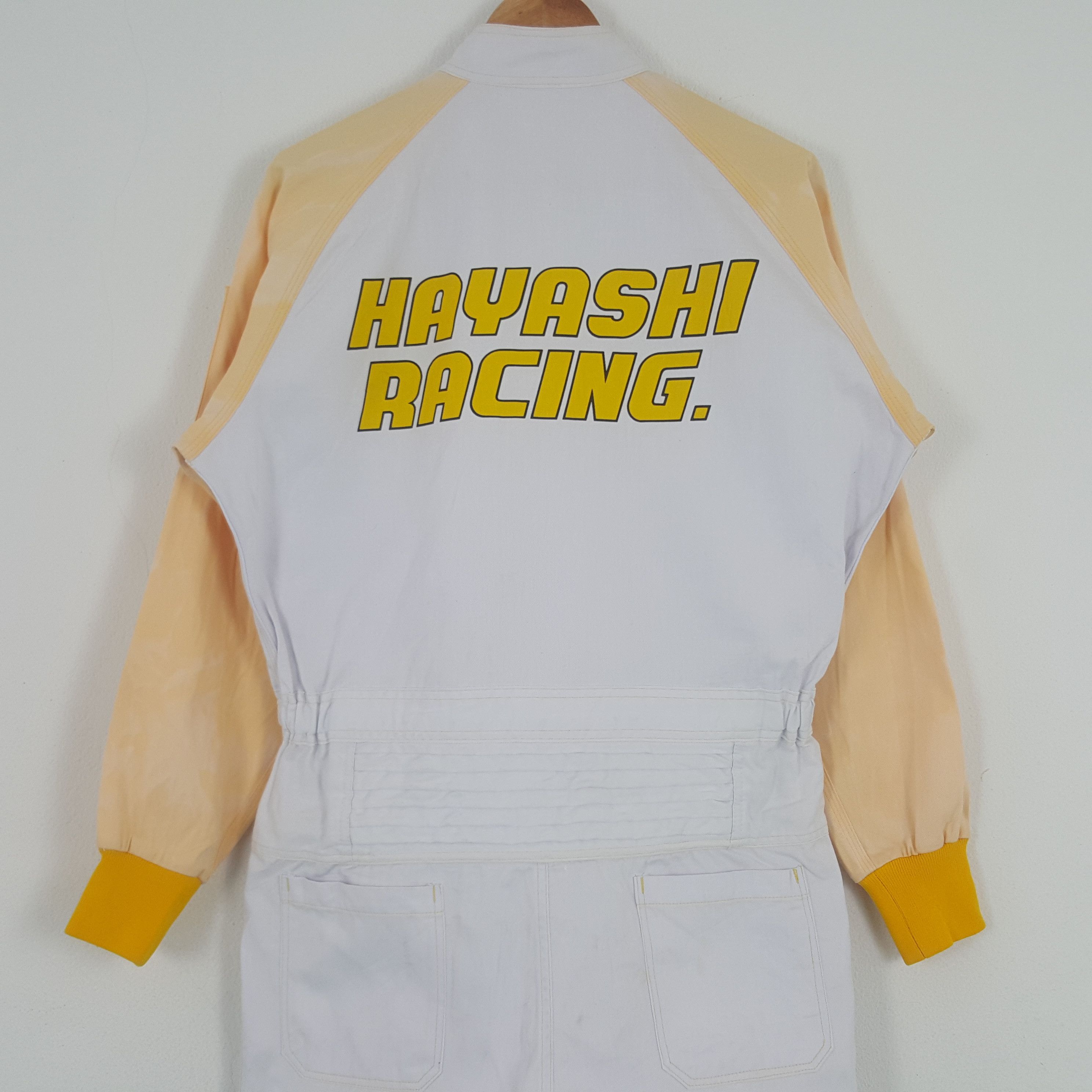 Japanese Brand × Vintage Vintage Hayashi Racing Japanese Racing Team Coverall Jacket Size US L / EU 52-54 / 3 - 2 Thumbnail