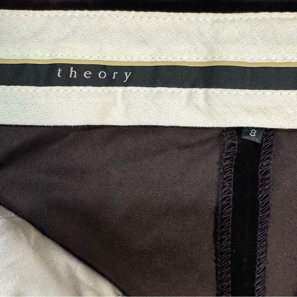 Theory Theory Tara Chocolate Flared Pants Size 8 Size 30" / US 8 / IT 44 - 8 Thumbnail