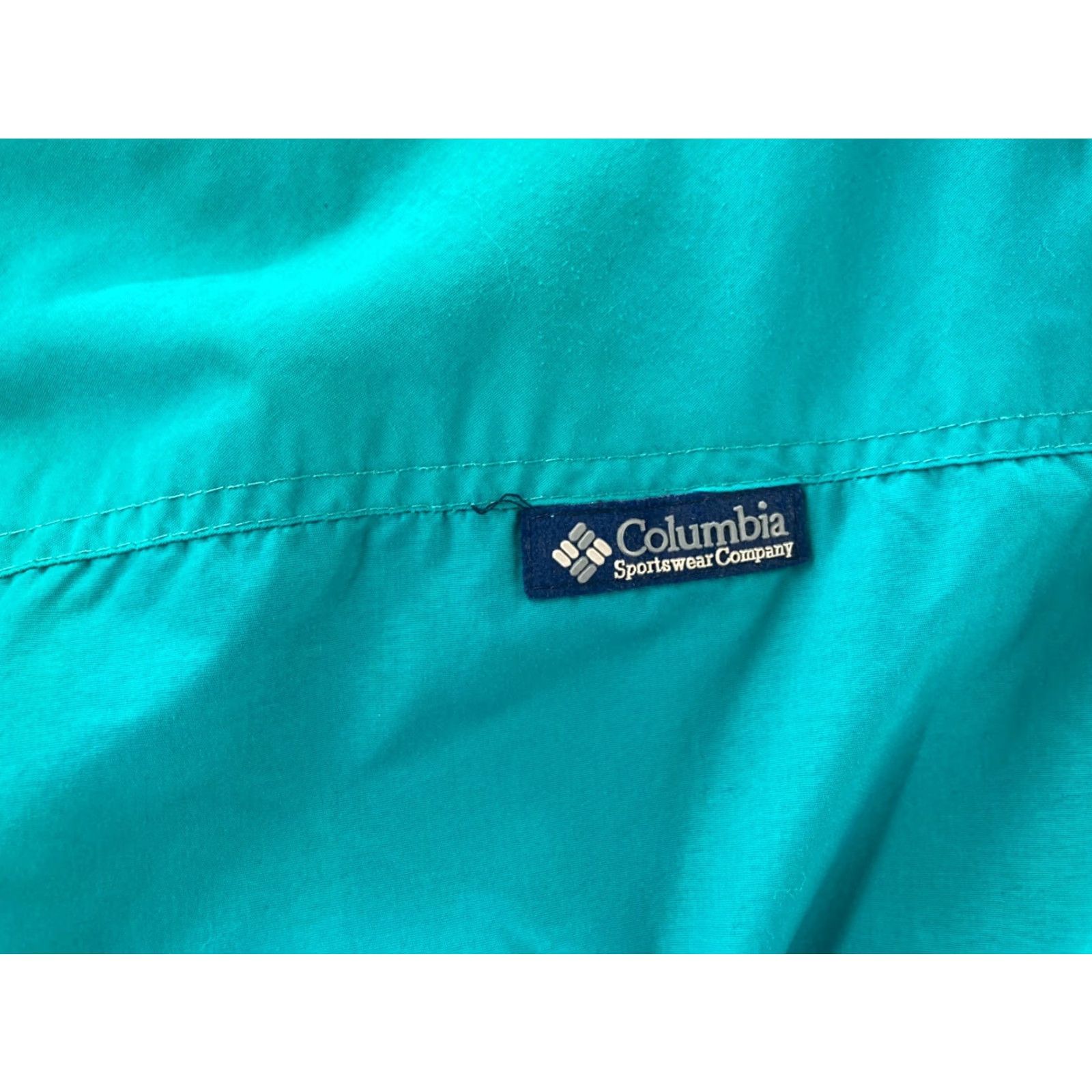 Vintage VINTAGE Columbia Coat Mens XL Blue 90s Bomber Jacket Lined Flannel Removable Inner Jacket Size US XL / EU 56 / 4 - 4 Thumbnail