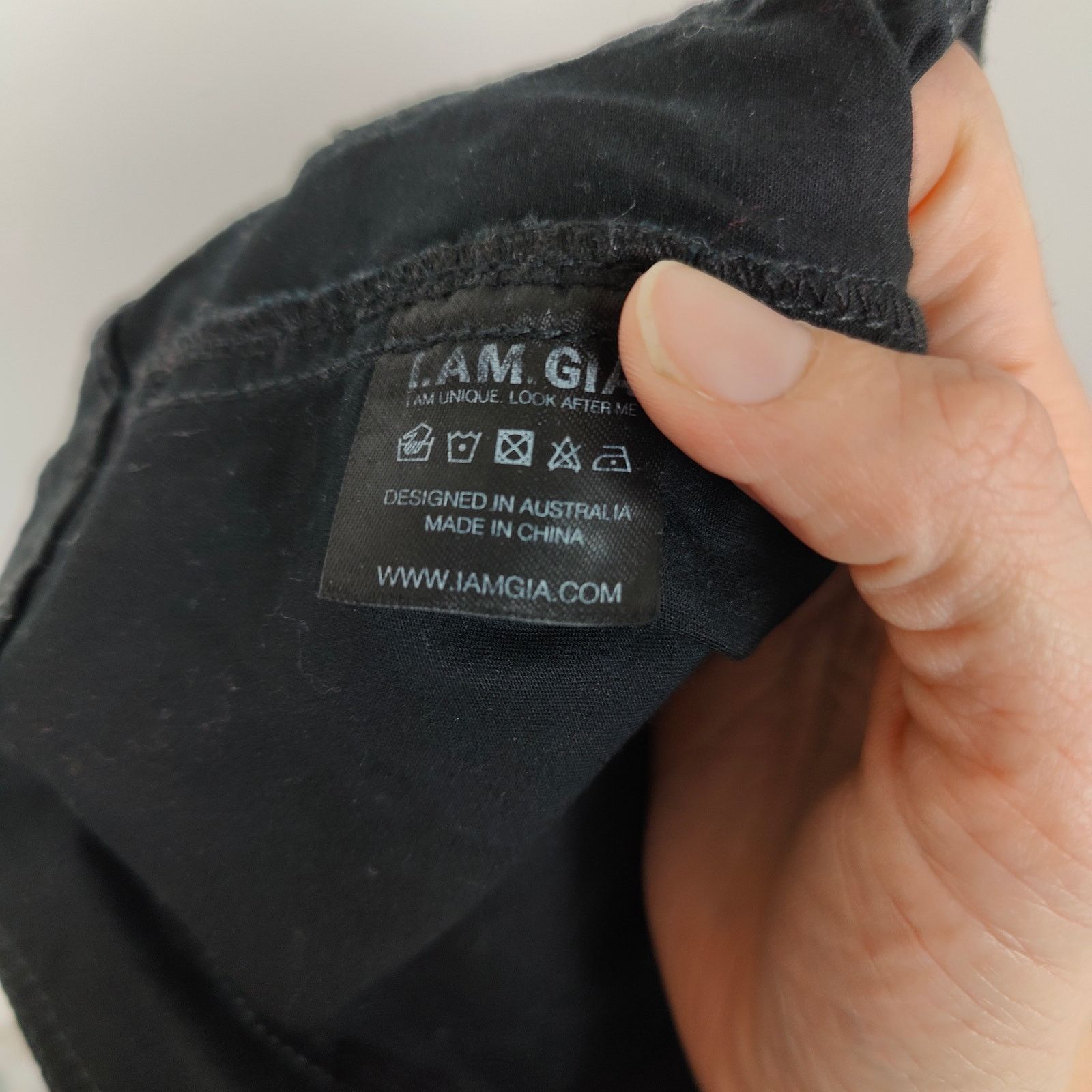 Other I.Am.Gia Ryder Cargo Pants Womens XXS Black Low Rise Y2K Size 24" / US 00 / IT 34 - 10 Thumbnail