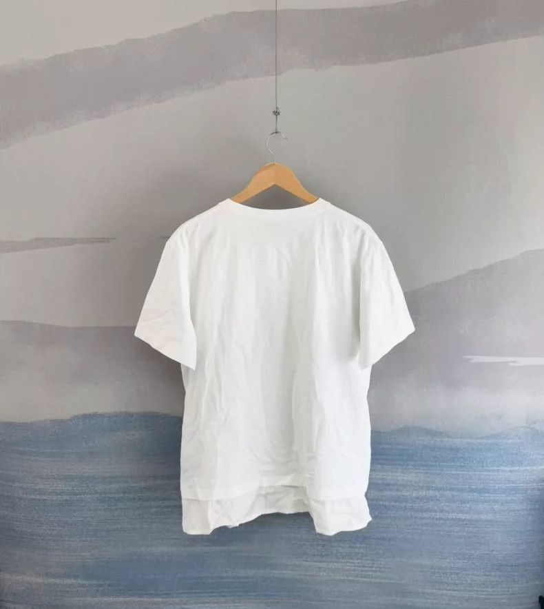 Dior Dior Short Sleeve White T-2505 Size US XL / EU 56 / 4 - 2 Thumbnail