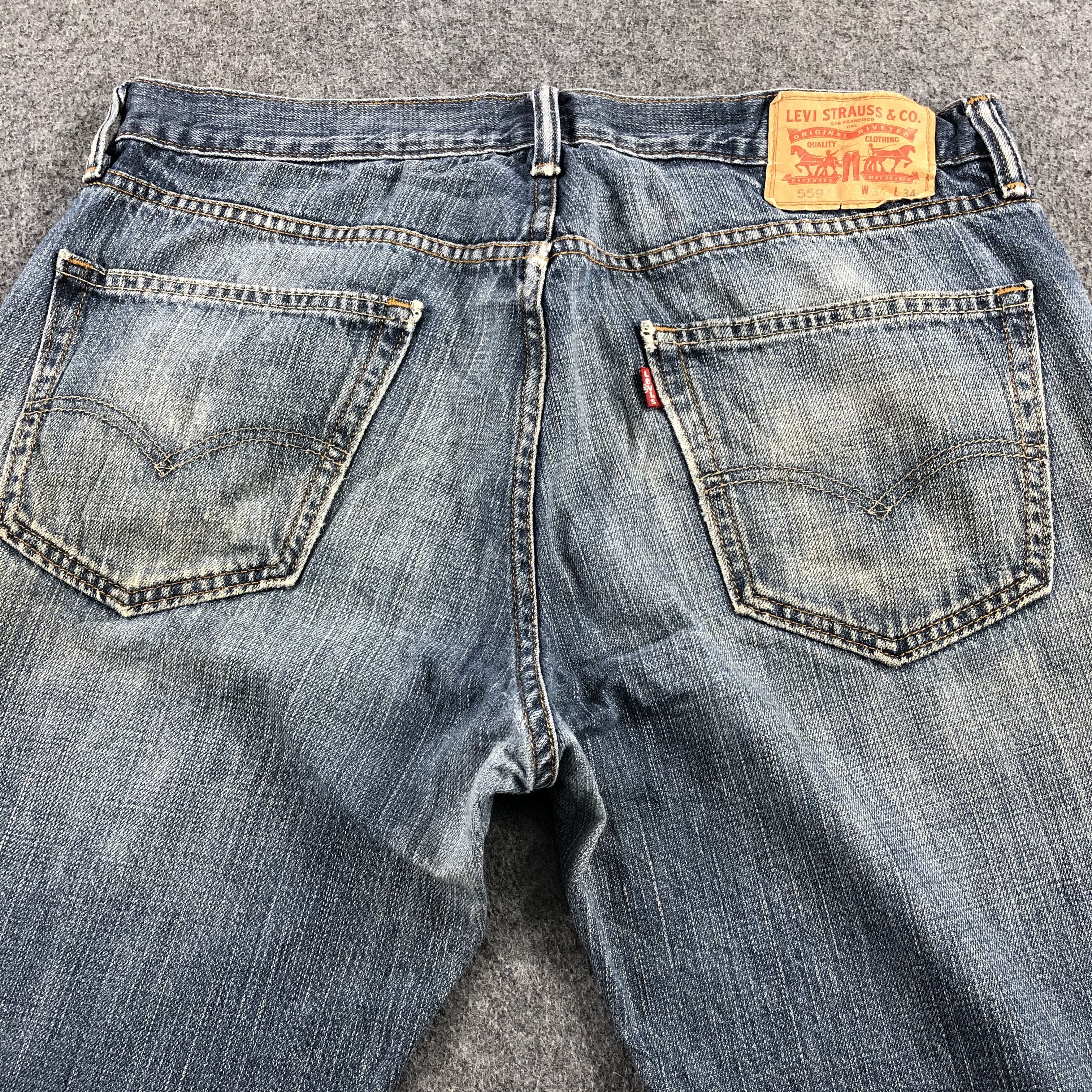 Levi's Vintage Levis 559 Earth Tone Jeans-J2058 Size US 36 / EU 52 - 4 Thumbnail