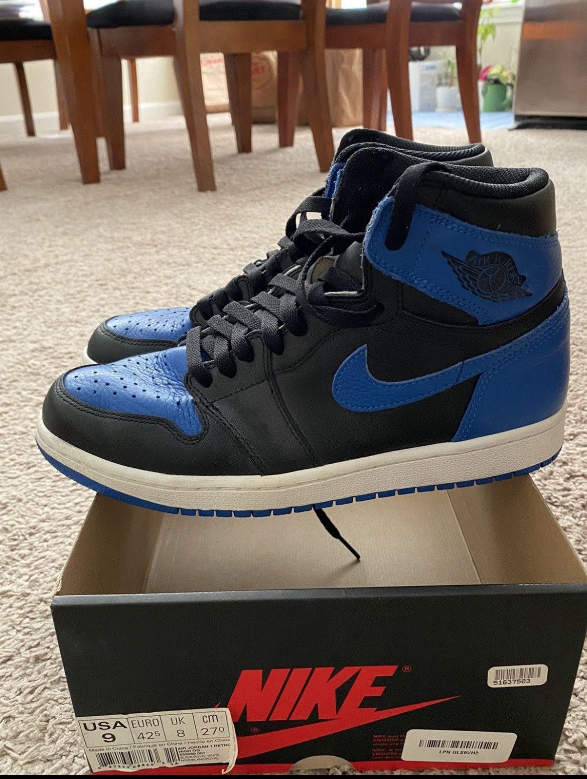 Jordan 1 OG Royal 2017