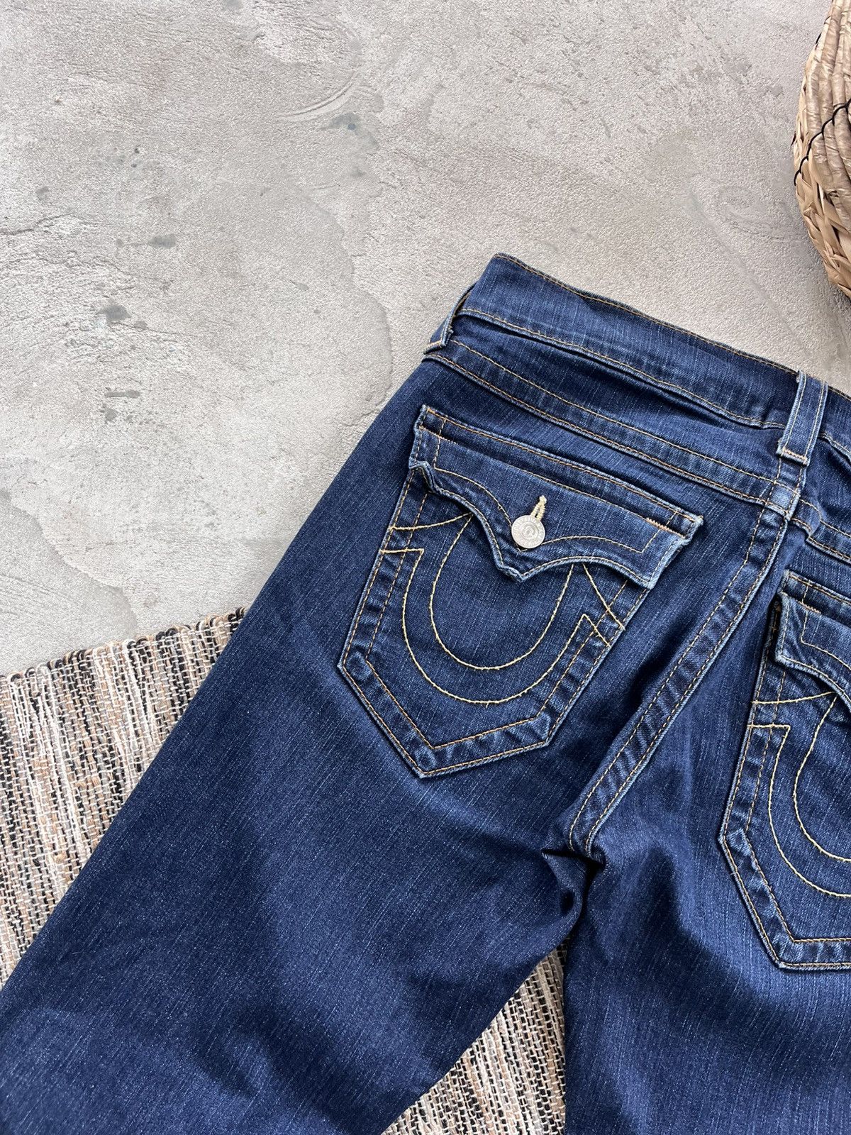 True Religion Vintage True Religion Zach Slim Blue Y2K Denim Jeans Rap sk8 Size US 30 / EU 46 - 17 Thumbnail