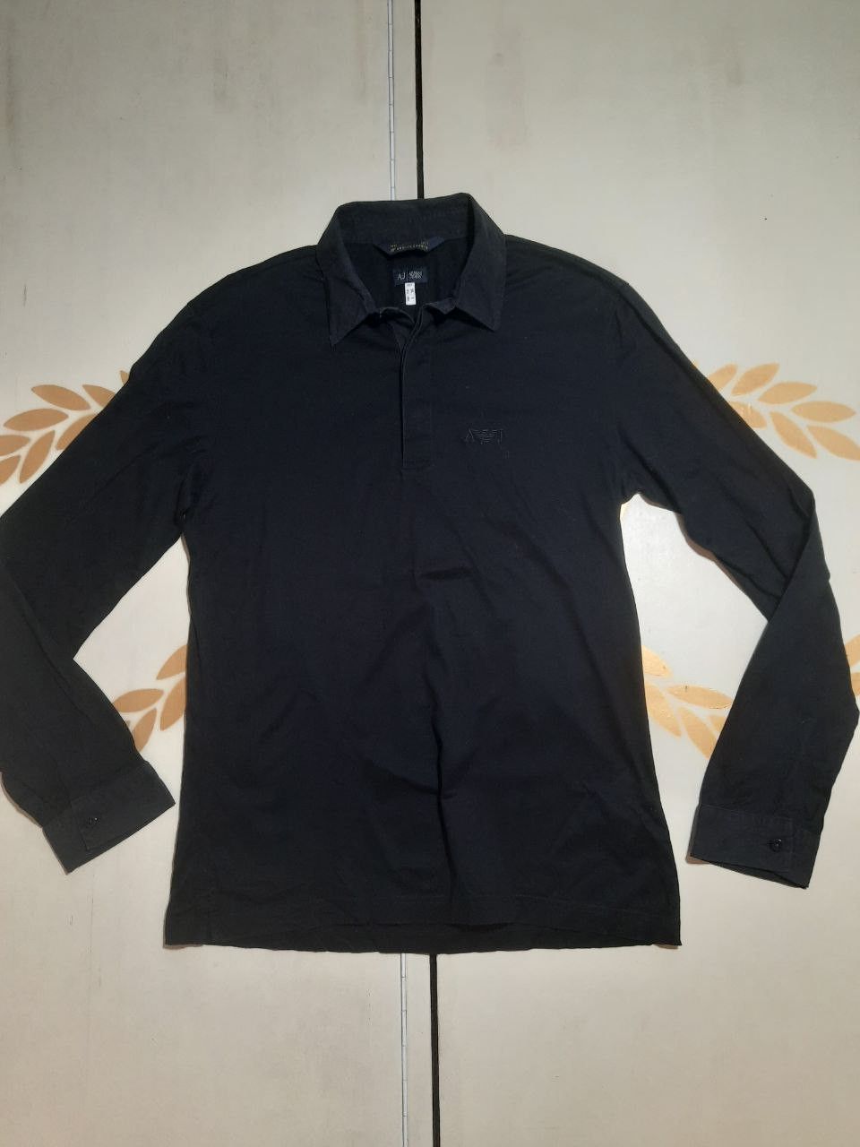 Armani × Emporio Armani × Giorgio Armani Armani Jeans Long Sleeve Polo Shirt Size US L / EU 52-54 / 3 - 1 Thumbnail