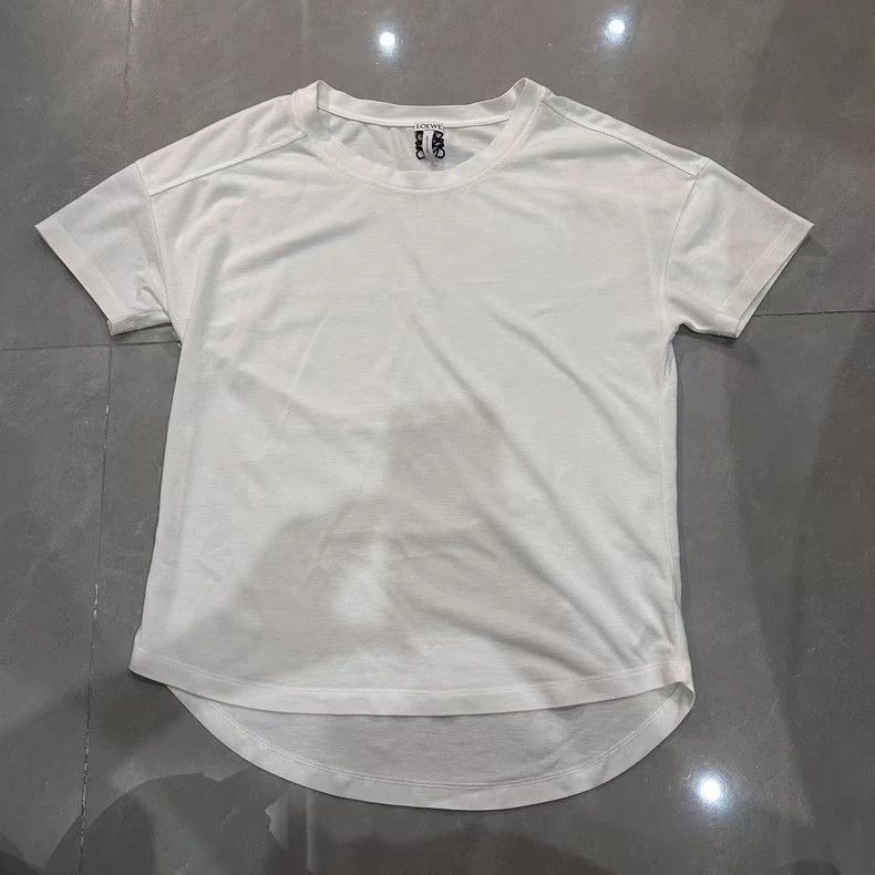 Loewe LOEWE Short sleeves embroidered with logo on the back Size L / US 10 / IT 46 - 1 Thumbnail