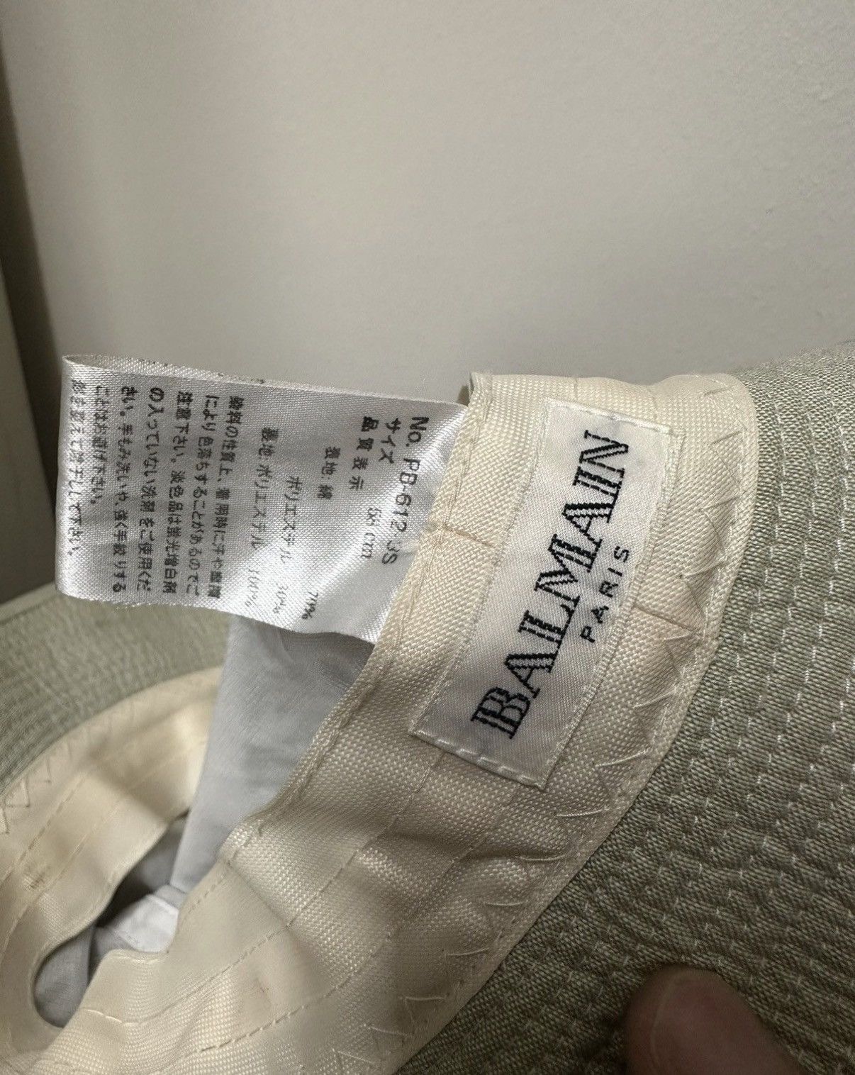 Balmain VTG Balmain Paris Bucket Hat Size ONE SIZE - 9 Thumbnail