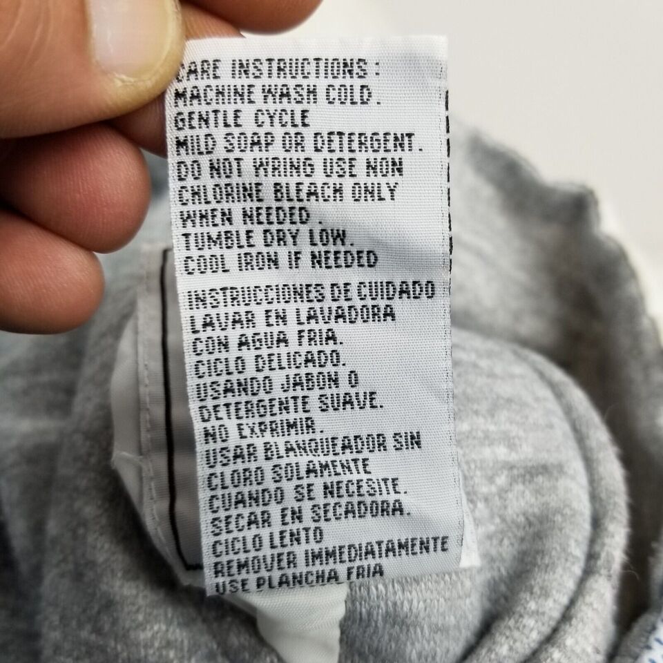 Other CS Jacket Womens Large Gray Ivory Reversible Hooded Pockets Size L / US 10 / IT 46 - 6 Thumbnail