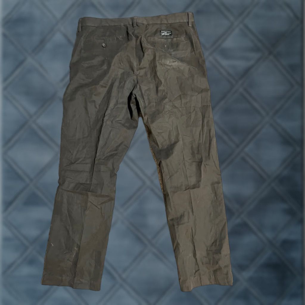 Banana Republic VINTAGE Banana Republic Men's Brown Emerson Pants 35x30 100% Cotton Distressed Size US 35 - 1 Thumbnail