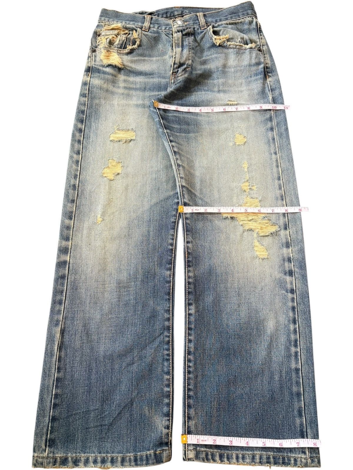 Calvin Klein Vintage Calvin Klein Rusty Wash Distress Loose Jeans Size US 28 / EU 44 - 8 Thumbnail