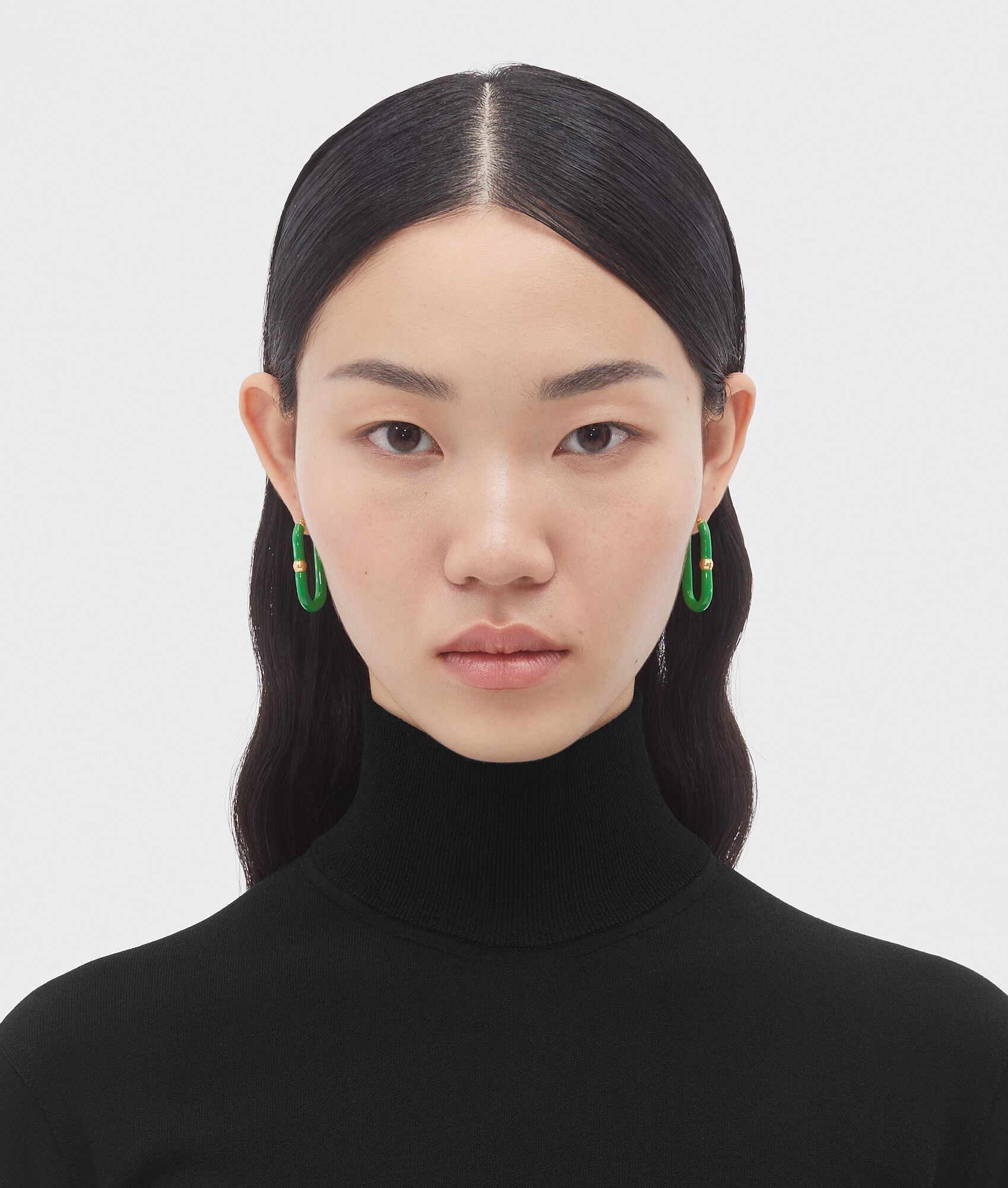 Bottega Veneta o1n1vont1124 Size: OS / Chains Earrings in Green Size ONE SIZE - 2 Thumbnail