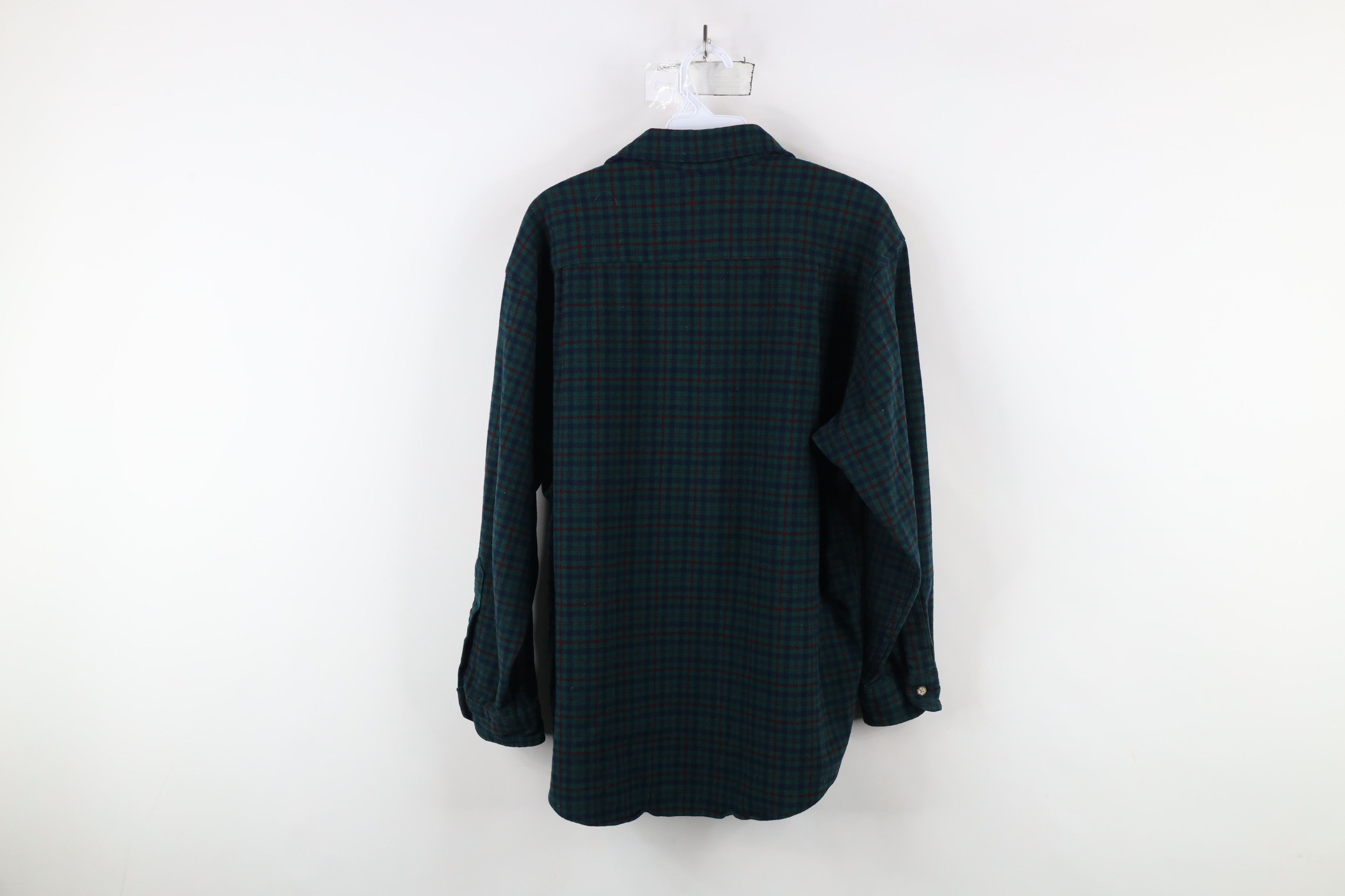 Pendleton × Vintage Vintage 90s Pendleton Wool Board Button Shirt Plaid USA Size US L / EU 52-54 / 3 - 10 Thumbnail