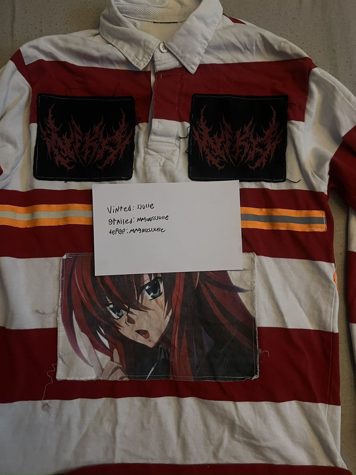 Affliction Nika Wear - Striped Polo Size US M / EU 48-50 / 2 - 3 Thumbnail