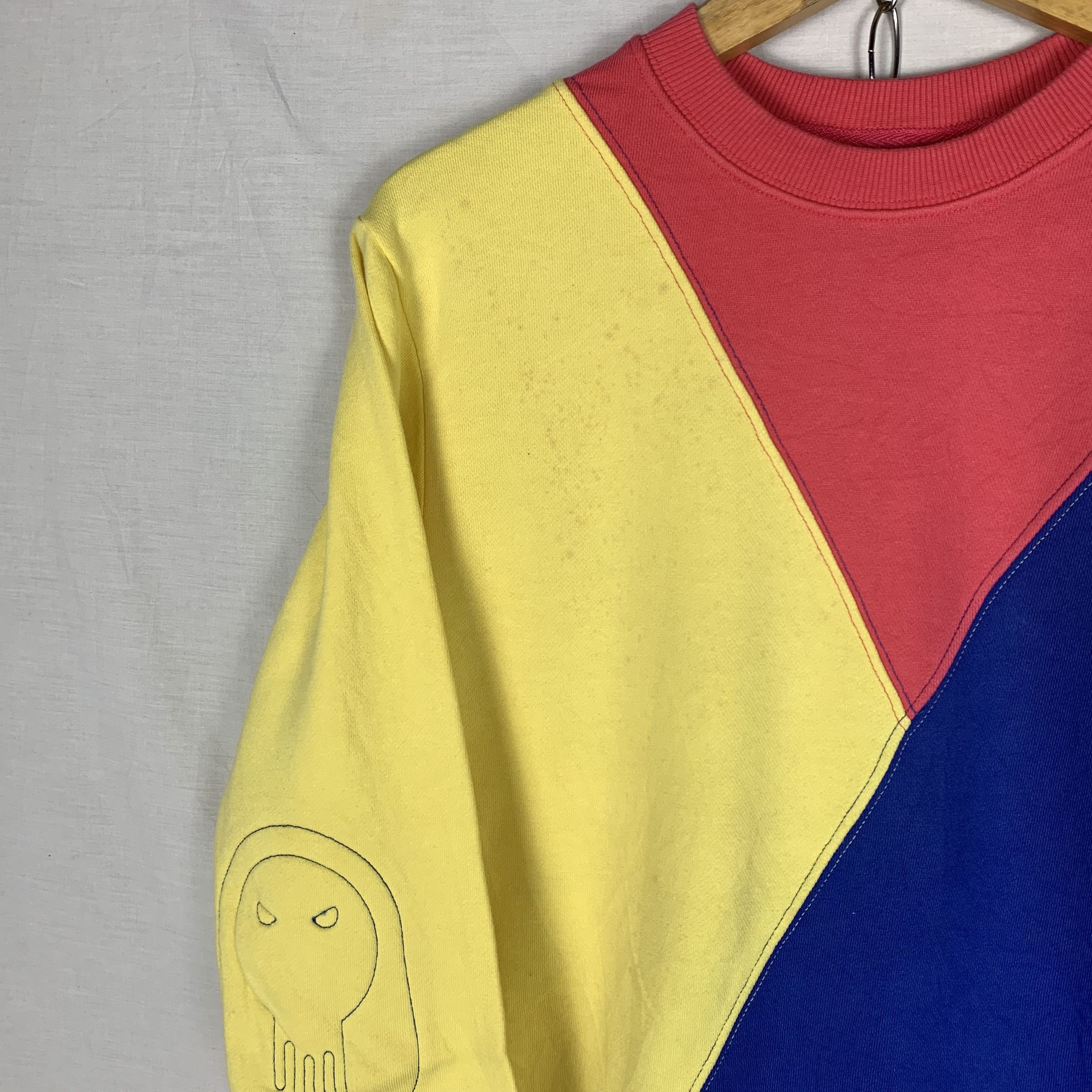 Japanese Brand PLAYMONSTERS Multicolor Sweatshirt Crewneck Size US S / EU 44-46 / 1 - 3 Thumbnail