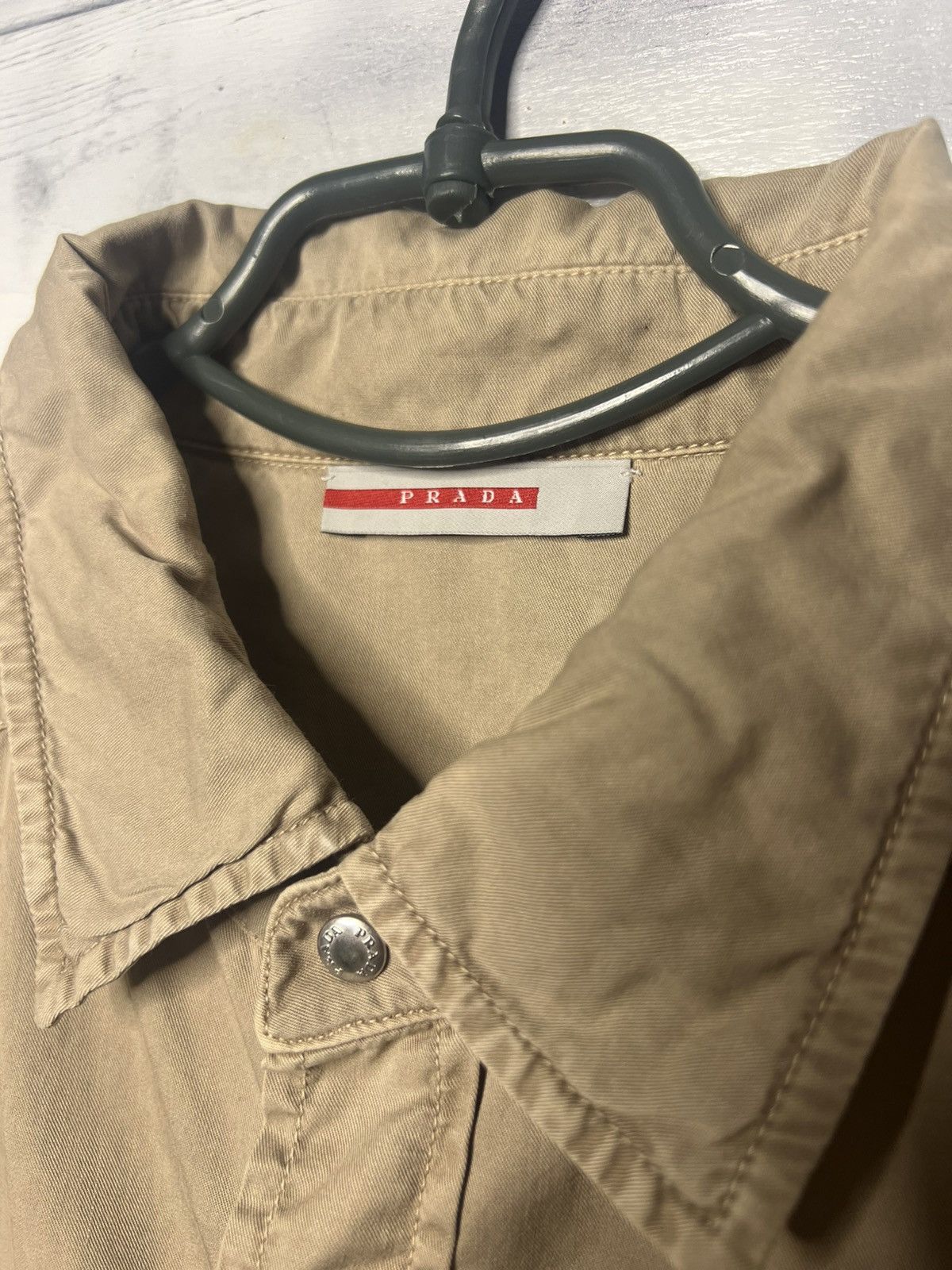 Prada Rare Luxury Shirt Prada Red Tab Vintage. Size US M / EU 48-50 / 2 - 7 Thumbnail