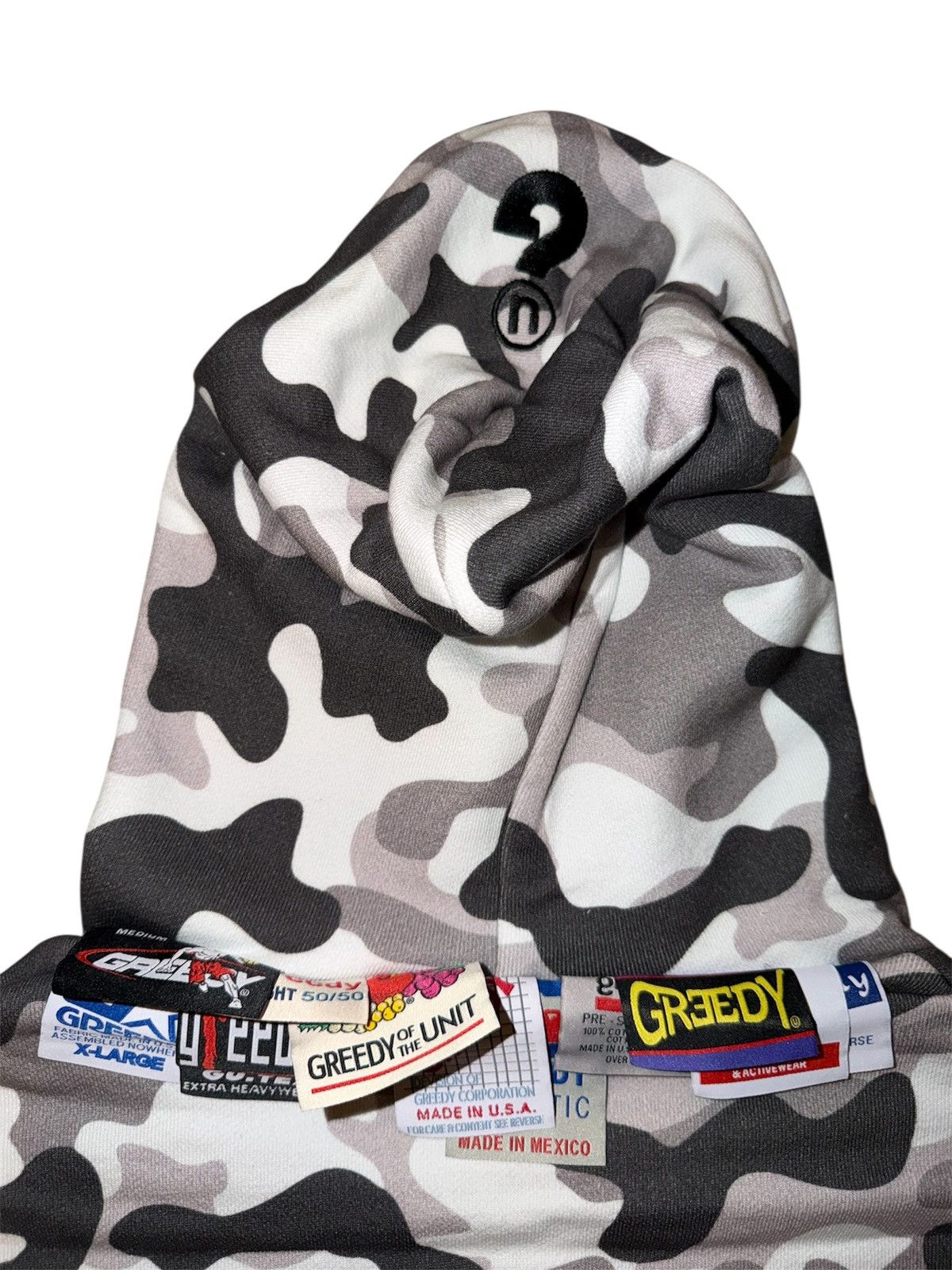 Greedy Unit × murd333r.fm Greedy Unit x Murd333r.Fm x ComplexCon ‘Camo’ Multi-Tag Zip Size US XL / EU 56 / 4 - 7 Thumbnail