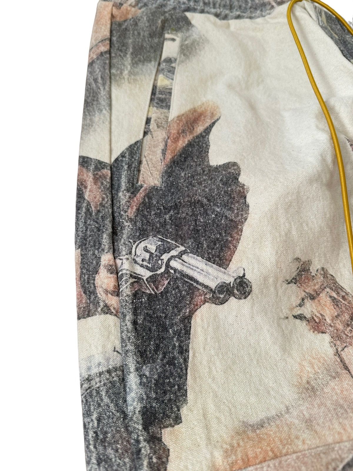 Rhude SzM Gunslinger Printed Denim Camo Pants Size US 32 / EU 48 - 2 Thumbnail