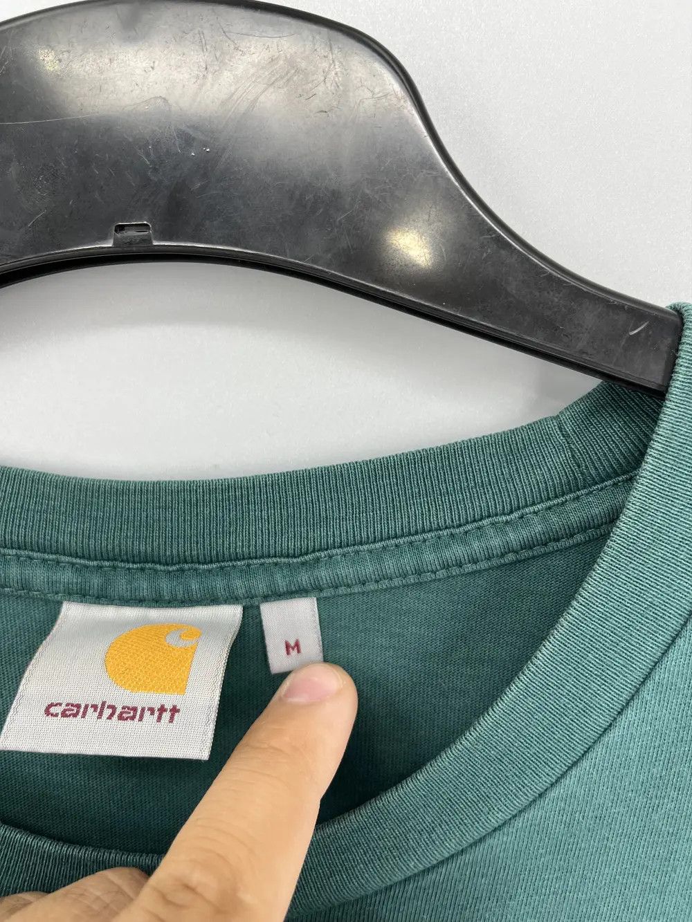 Carhartt TRASHED Carhartt Centr Big Logo Vintage Y2K Style Shirt Size US M / EU 48-50 / 2 - 7 Thumbnail