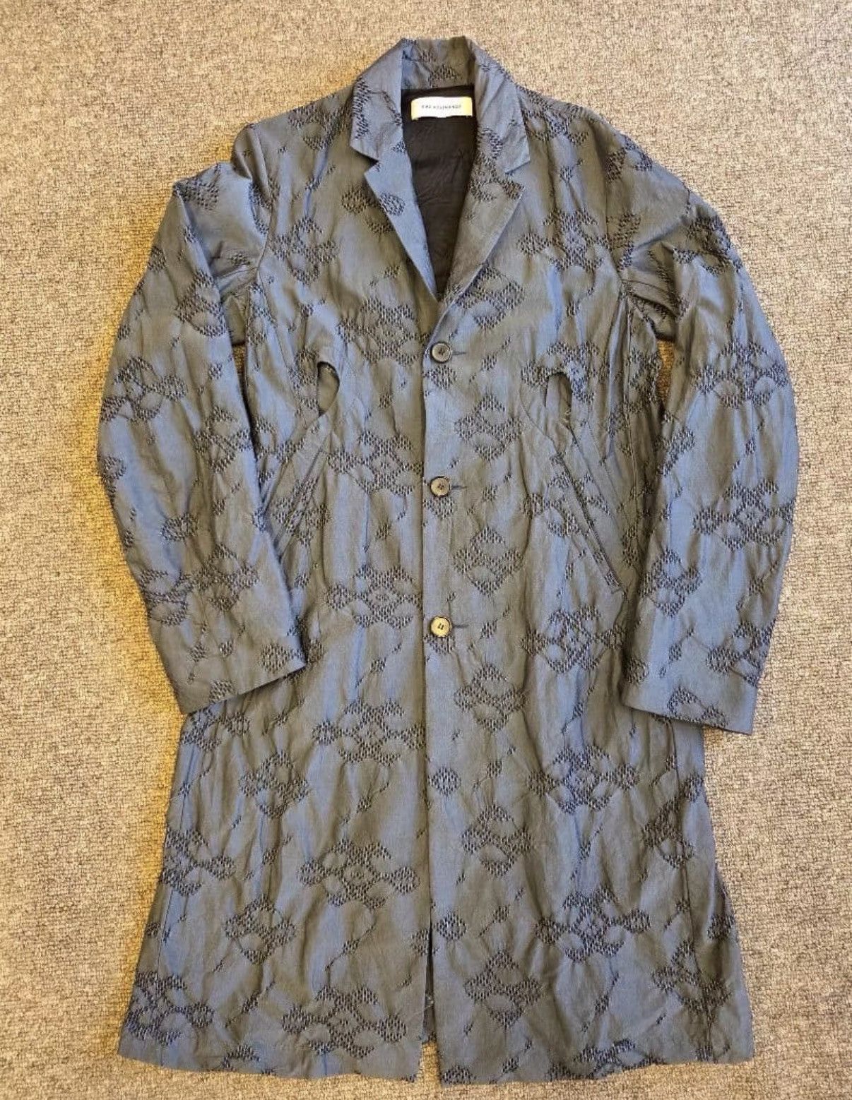 Kiko Kostadinov Kiko Kostadinov Panchali Blue Floral Coat K23 Size US S / EU 44-46 / 1 - 1 Thumbnail