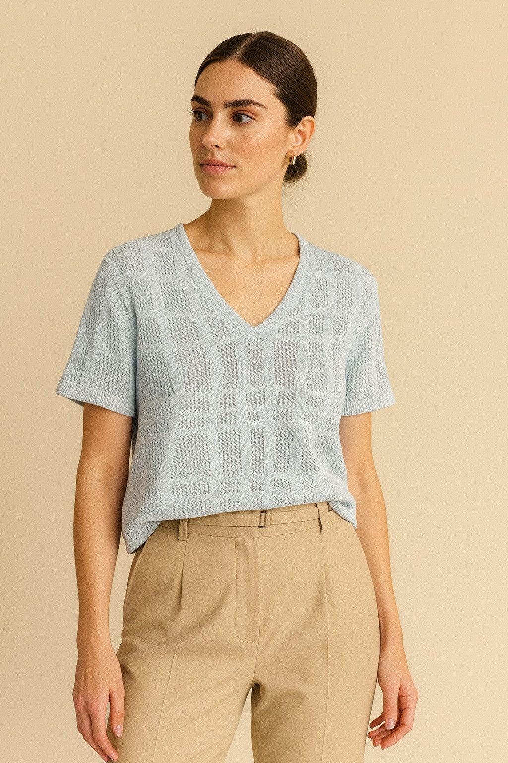 Burberry Vintage Burberry checked top Size L / US 10 / IT 46 - 1 Thumbnail