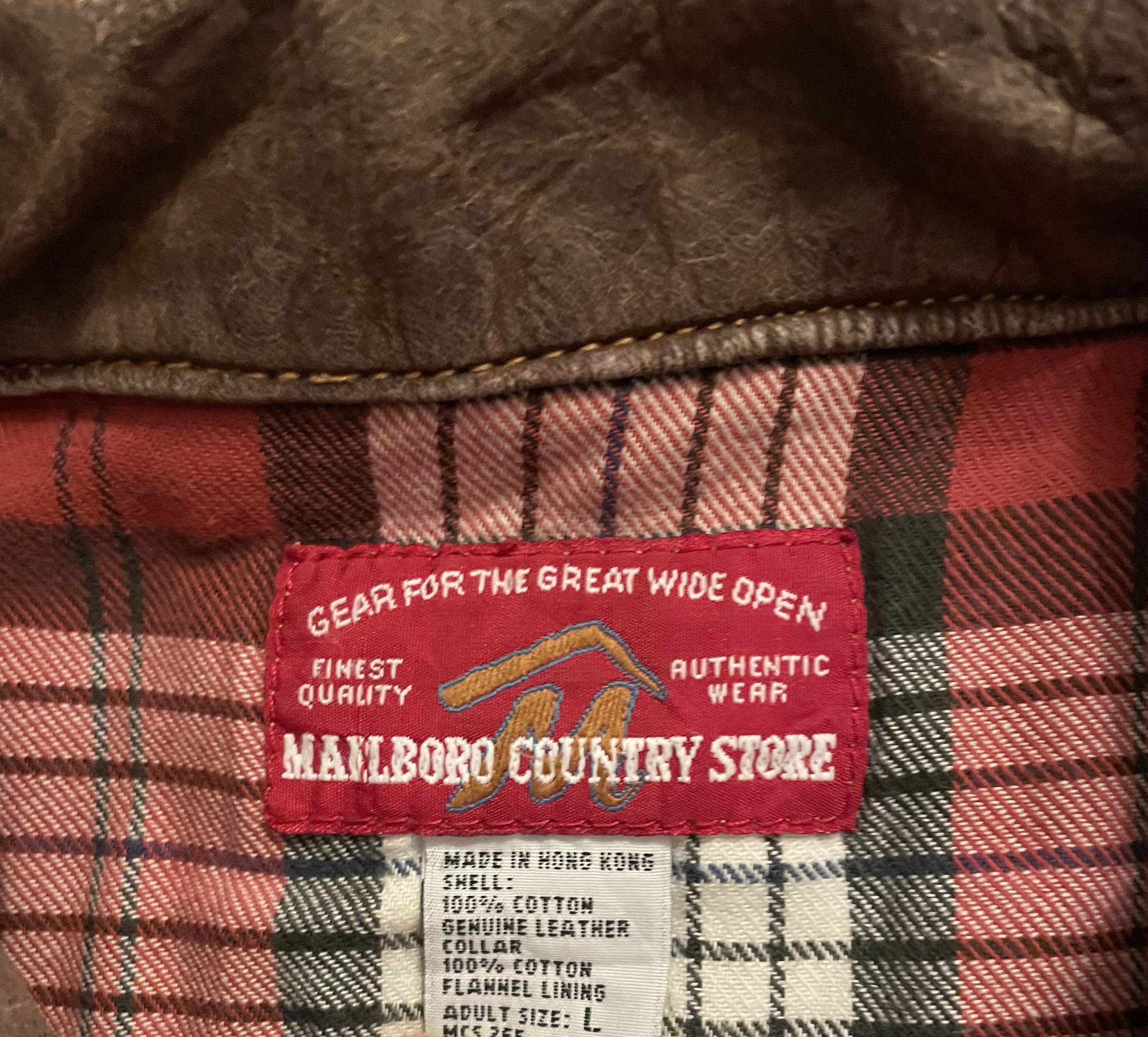 Marlboro Classics Marlboro Classics Denim Jacket Leather Collar Vintage Size US L / EU 52-54 / 3 - 4 Thumbnail