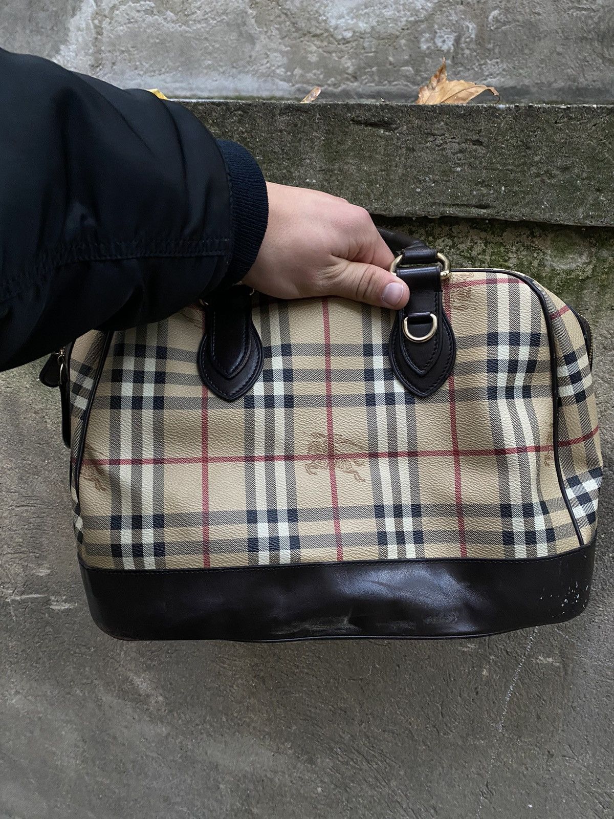 Burberry Burberry Nova Check Monogramm Handbag Size ONE SIZE - 9 Thumbnail