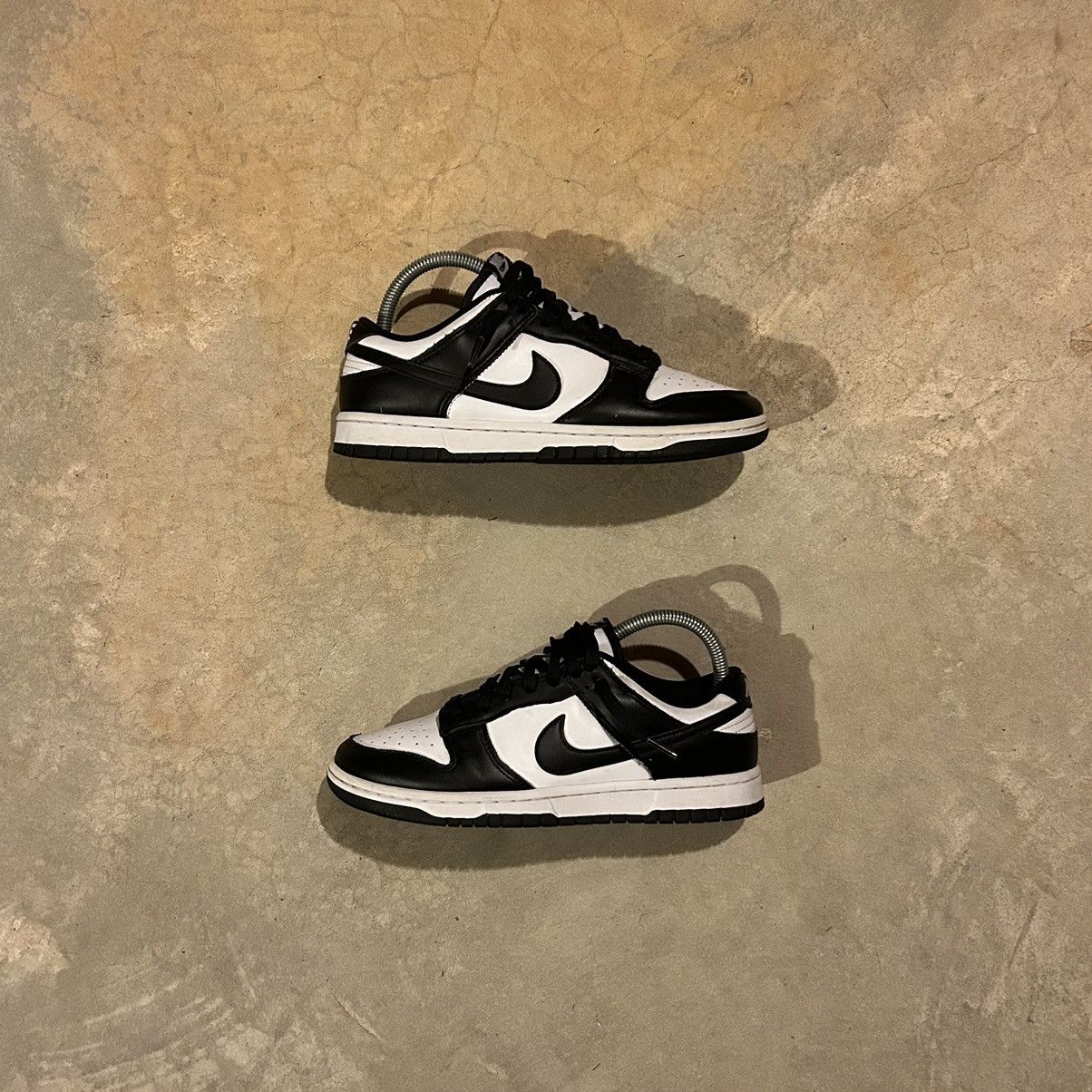 dunk low panda black white