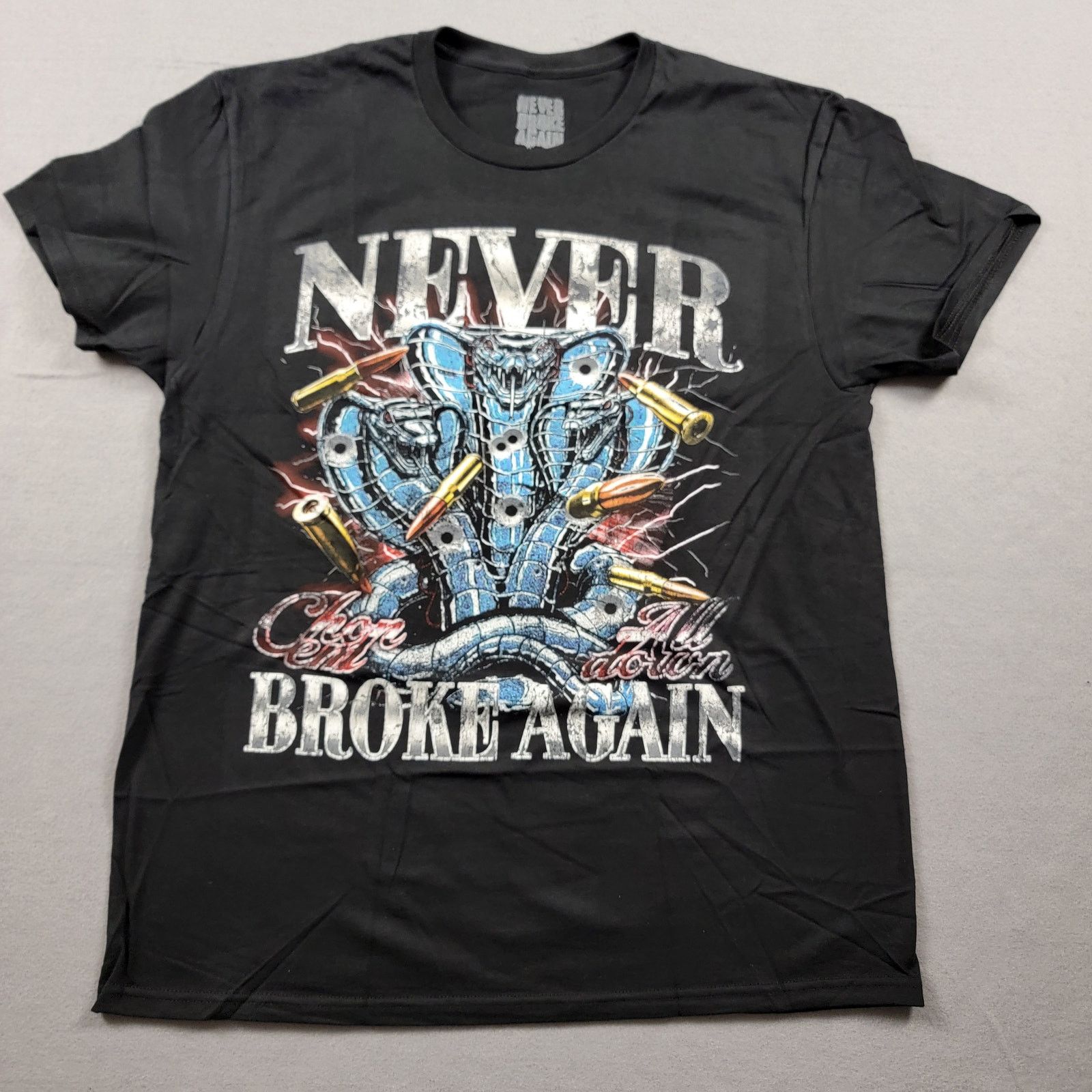 NBA Young Boy Never Broke Again Chopperz Down Tshirt Black Sz XL Size US XL / EU 56 / 4 - 1 Thumbnail