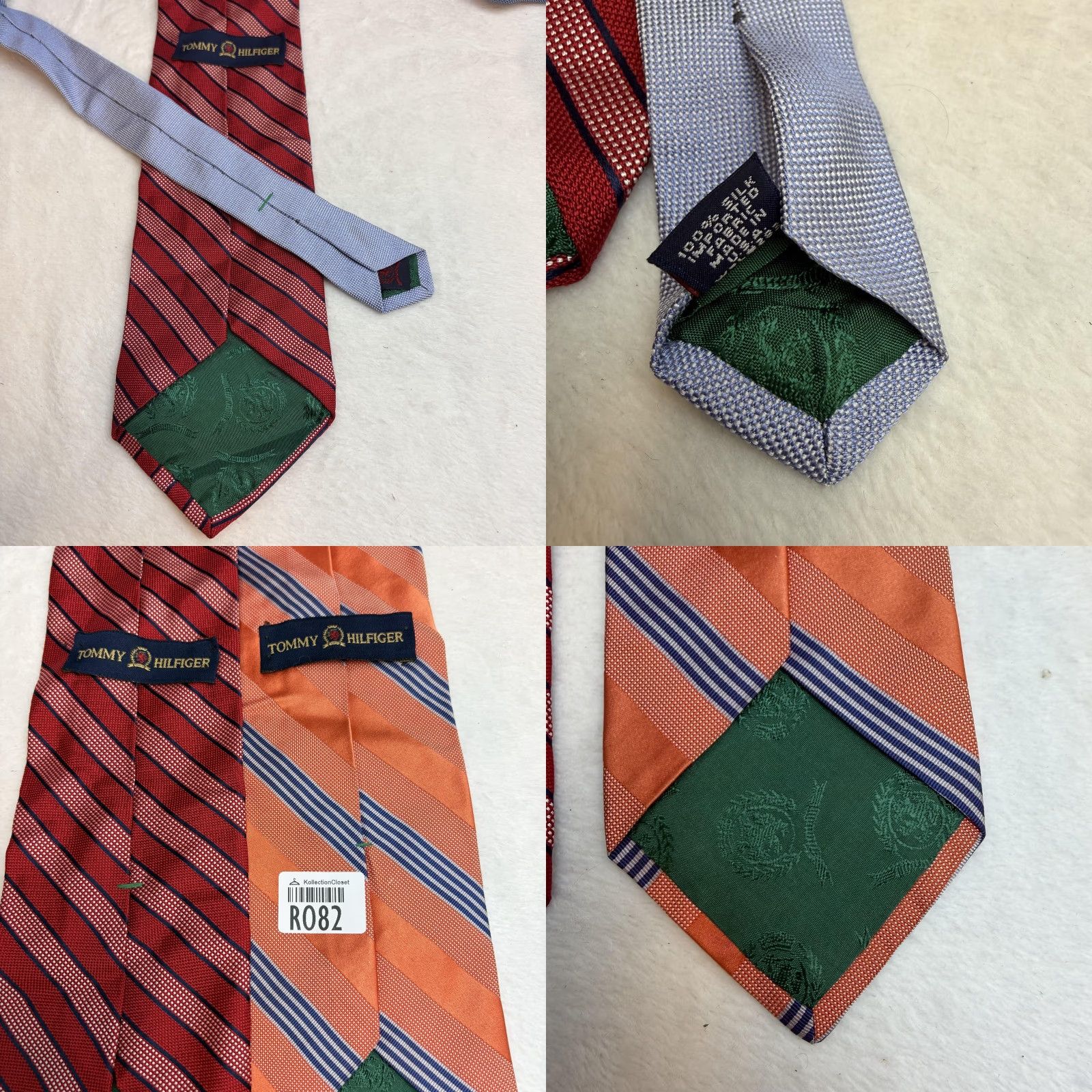 Tommy Hilfiger Tommy Hilfiger Tie Lot Of 2 Mens One Size Multicolor Silk Striped Neckties Size ONE SIZE - 8 Thumbnail