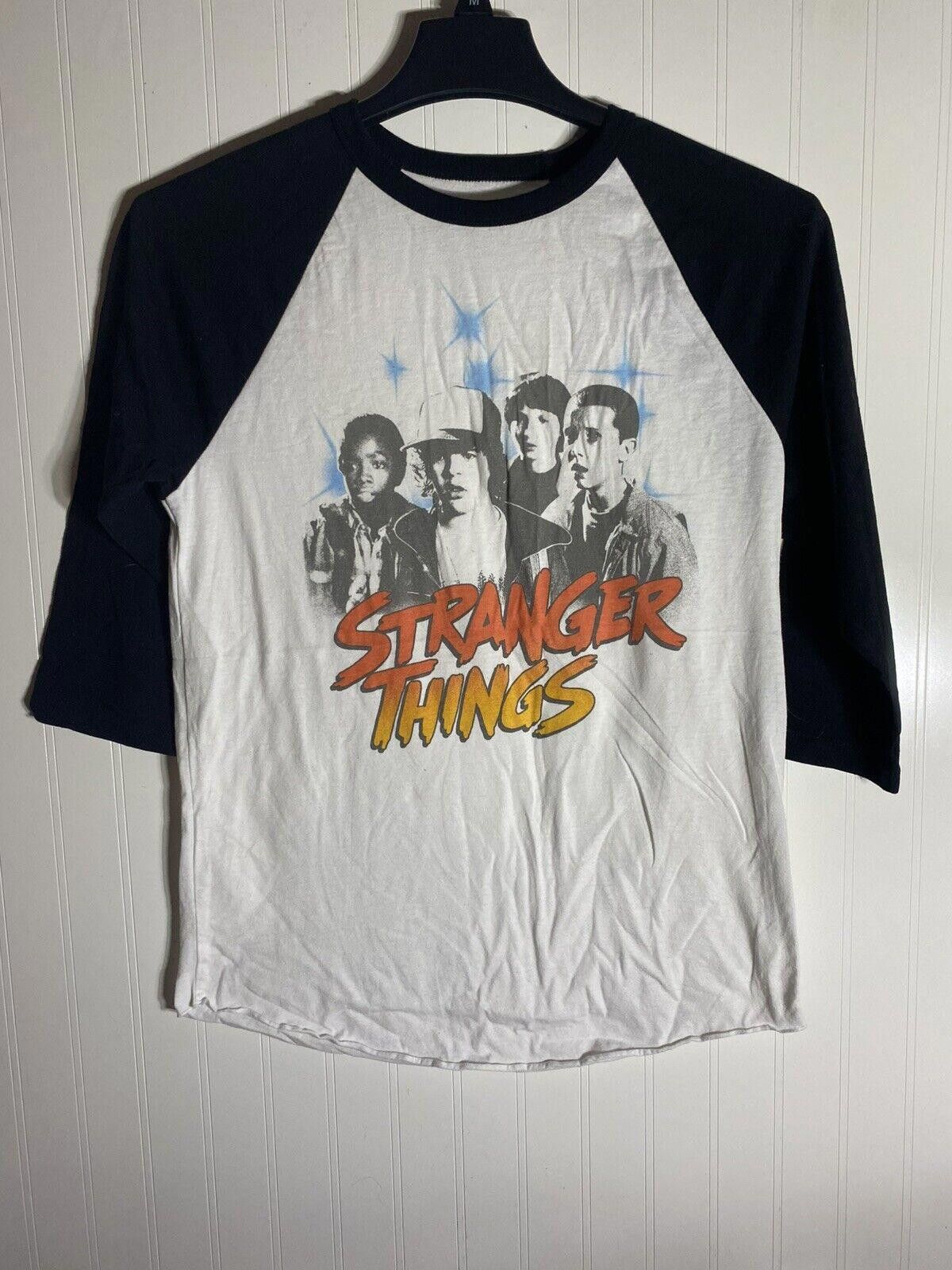 Designer Stranger Things - Netflix - White With Black M Size ONE SIZE - 1 Thumbnail