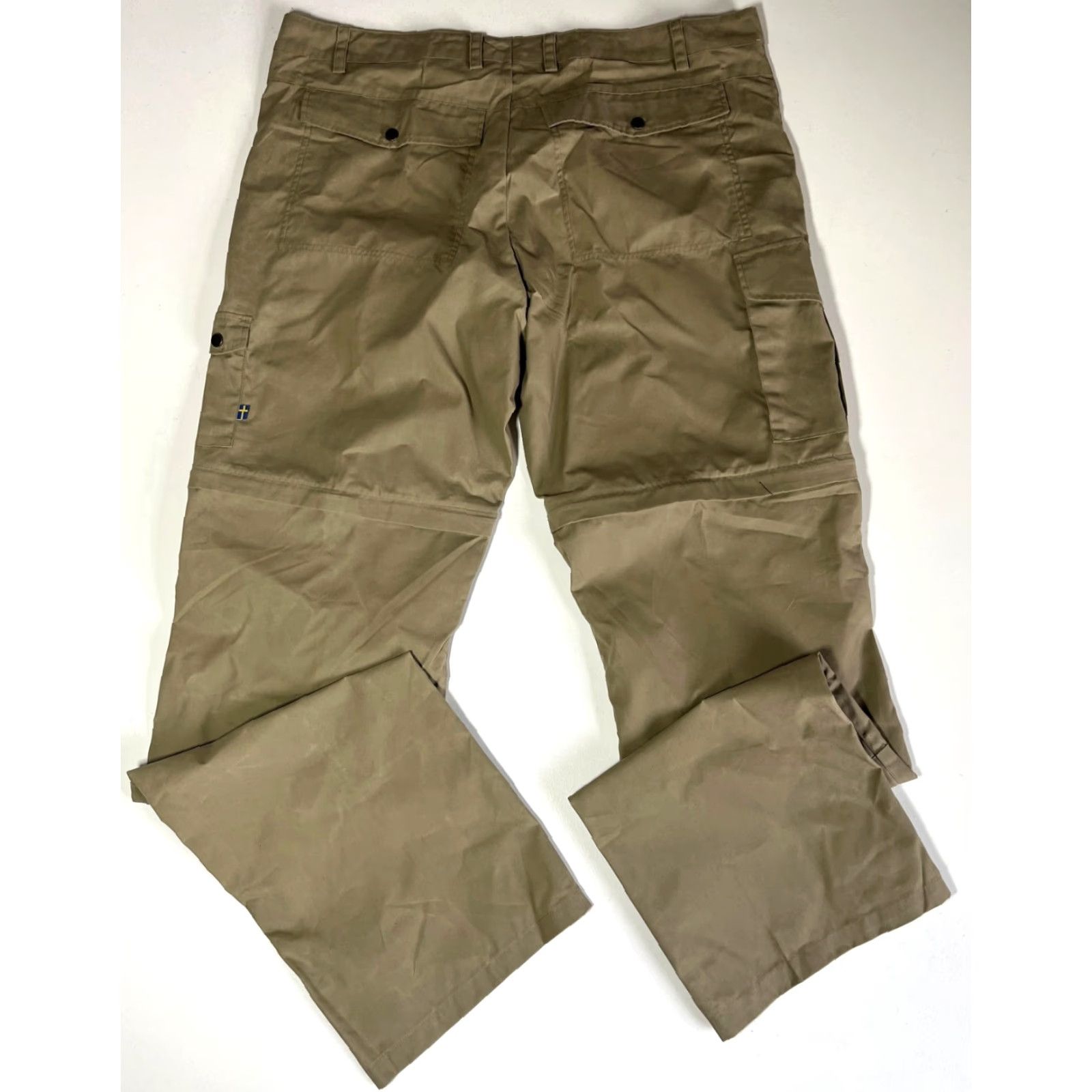 Vintage NWOT Fjällräven Karl Zip-Off Trousers G-1000 Regular Fit 41-42 Khaki Men Pants Cargo Zip Off Legs 82792 Size US 41 - 3 Thumbnail