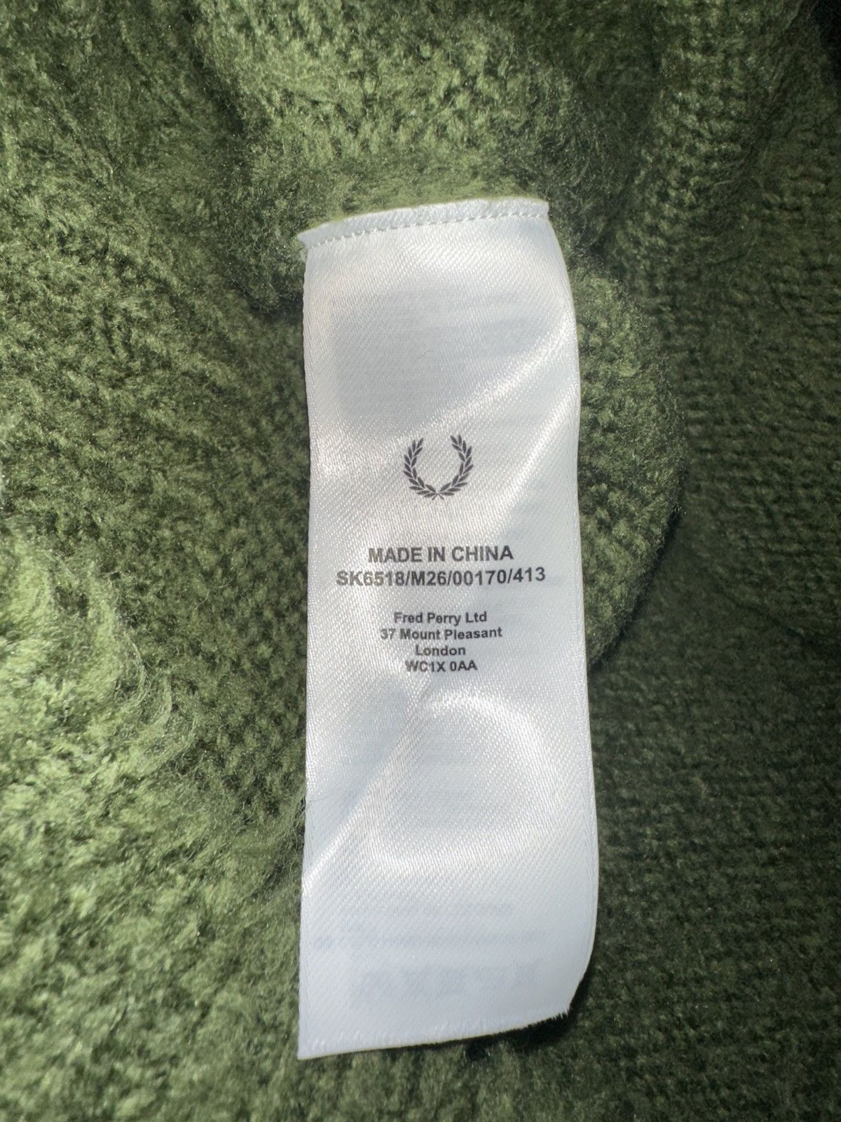 Fred Perry × Raf Simons Raf Simons x Fred Perry Fluffy Knit Size US L / EU 52-54 / 3 - 4 Thumbnail