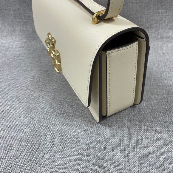 Tory Burch TORY BURCH Eleanor New Cream Small Convertible Shoulder Bag Size ONE SIZE - 4 Thumbnail