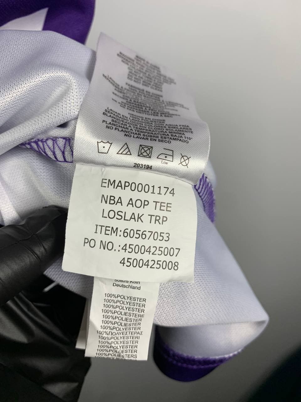 NBA × New Era NBA Lakers Los Angeles | Polo | New Era Size US L / EU 52-54 / 3 - 14 Thumbnail